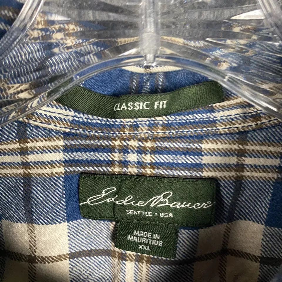 Eddie Bauer Eddie Bauer Flannel Men's XXL Classic Fit 2XL Plaid Adults Size US XXL / EU 58 / 5 - 2 Thumbnail