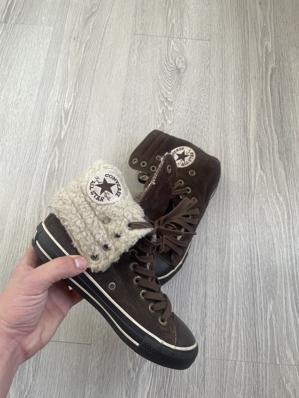 Converse Y2K Brown Converse Chuck Taylor Hi vintage Size US 7 / IT 37 - 3 Thumbnail