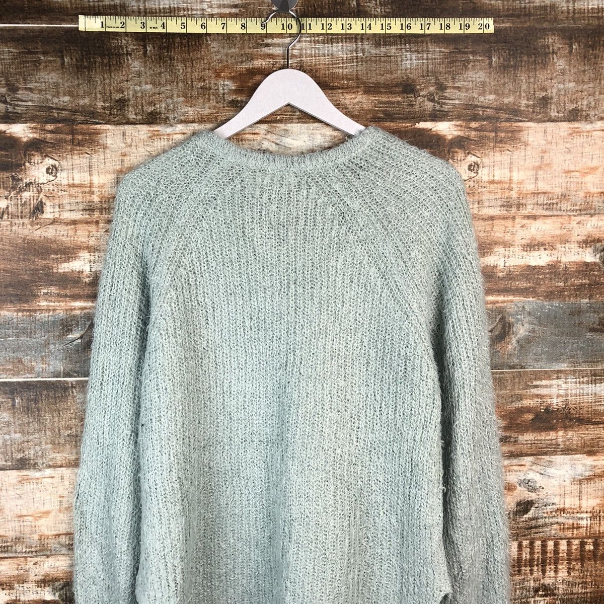 Homespun Knitwear × Japanese Brand DLL Earth Music & Econology Mint Knitwear #C071 Size M / US 6-8 / IT 42-44 - 13 Thumbnail