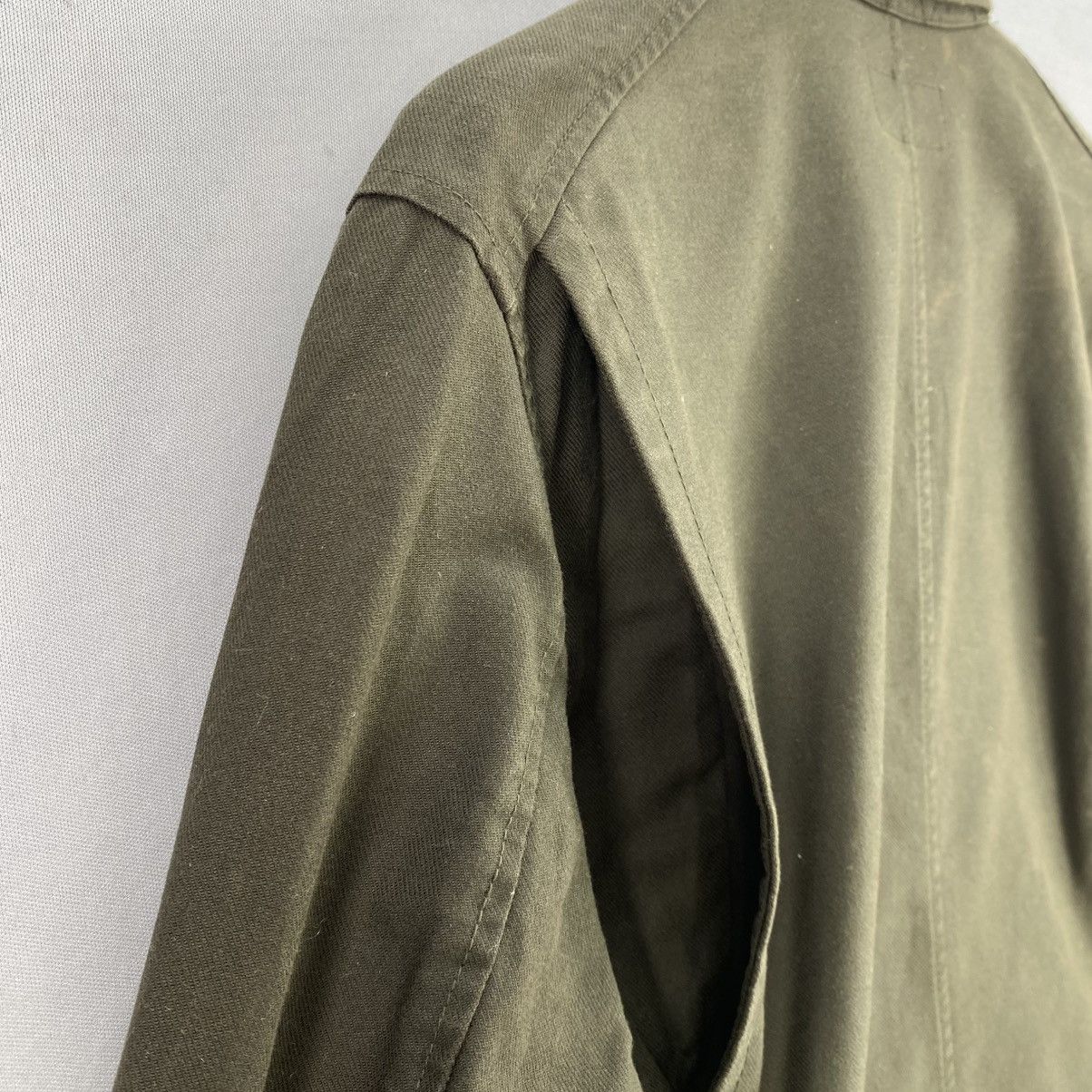 Japanese Brand Michel Klein Homme Olive Green Utility Jacket Size US M / EU 48-50 / 2 - 10 Thumbnail