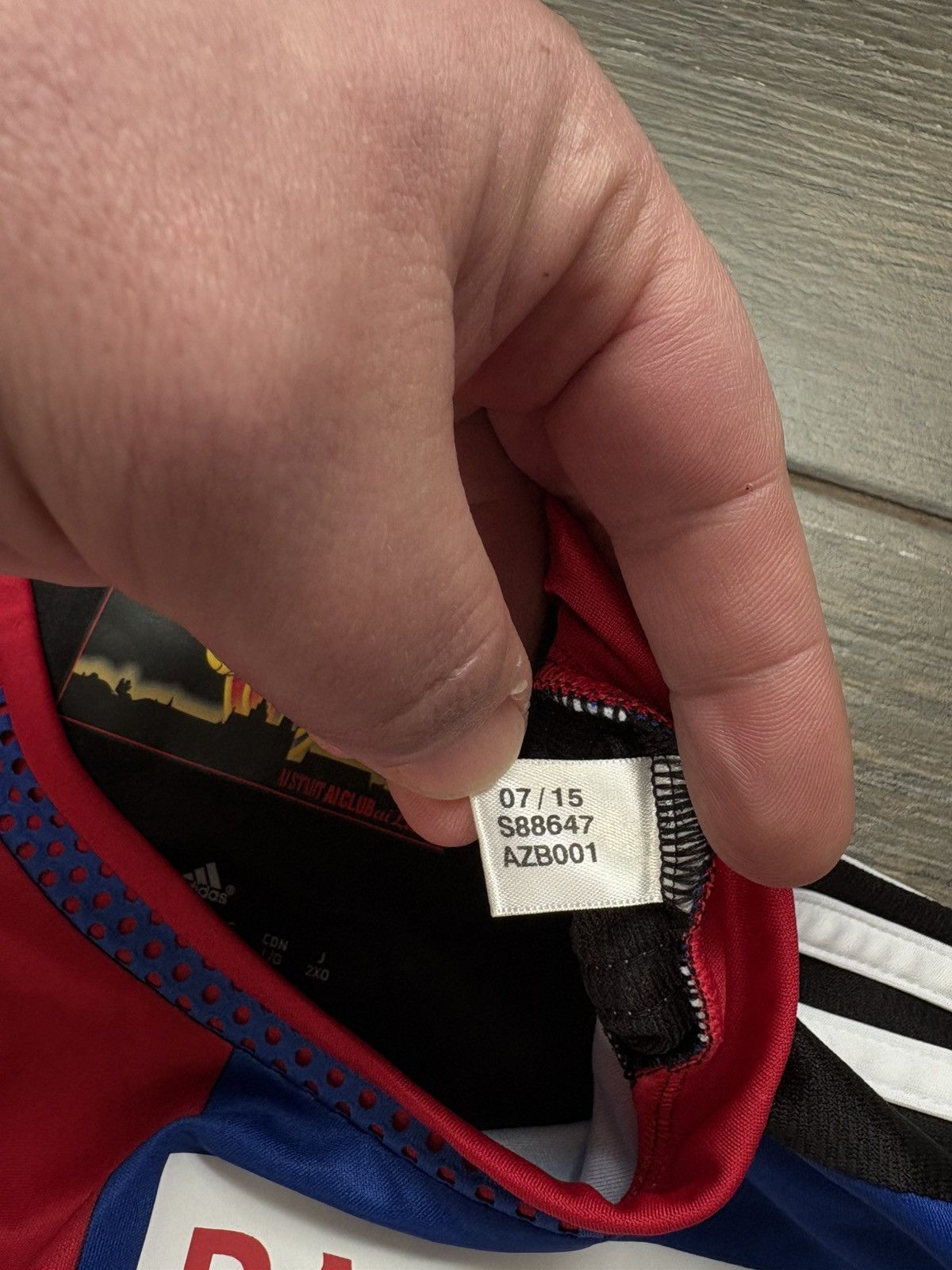 Adidas FC Basel 2015 Player Issue #36 Embolo Soccer Jersey
