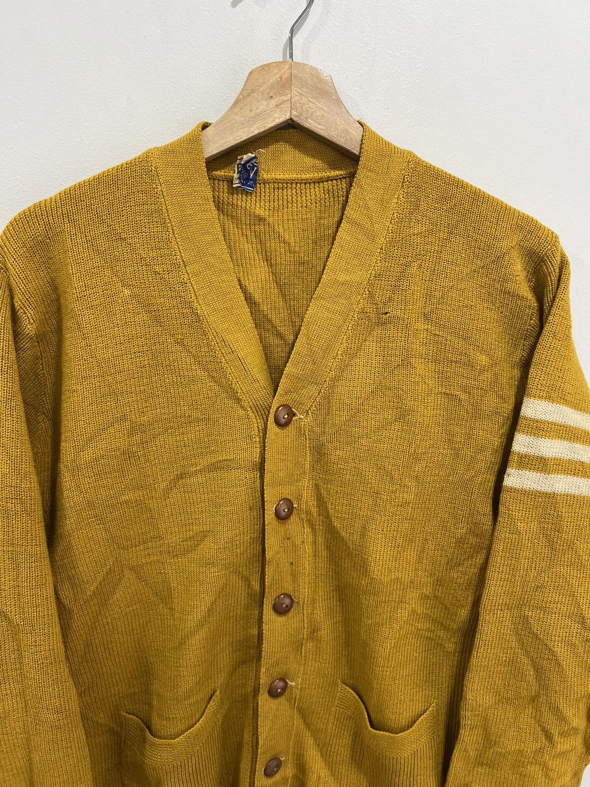 Vintage Vintage 1960s Weber Cardigan Knit Sweater Size US S / EU 44-46 / 1 - 3 Thumbnail