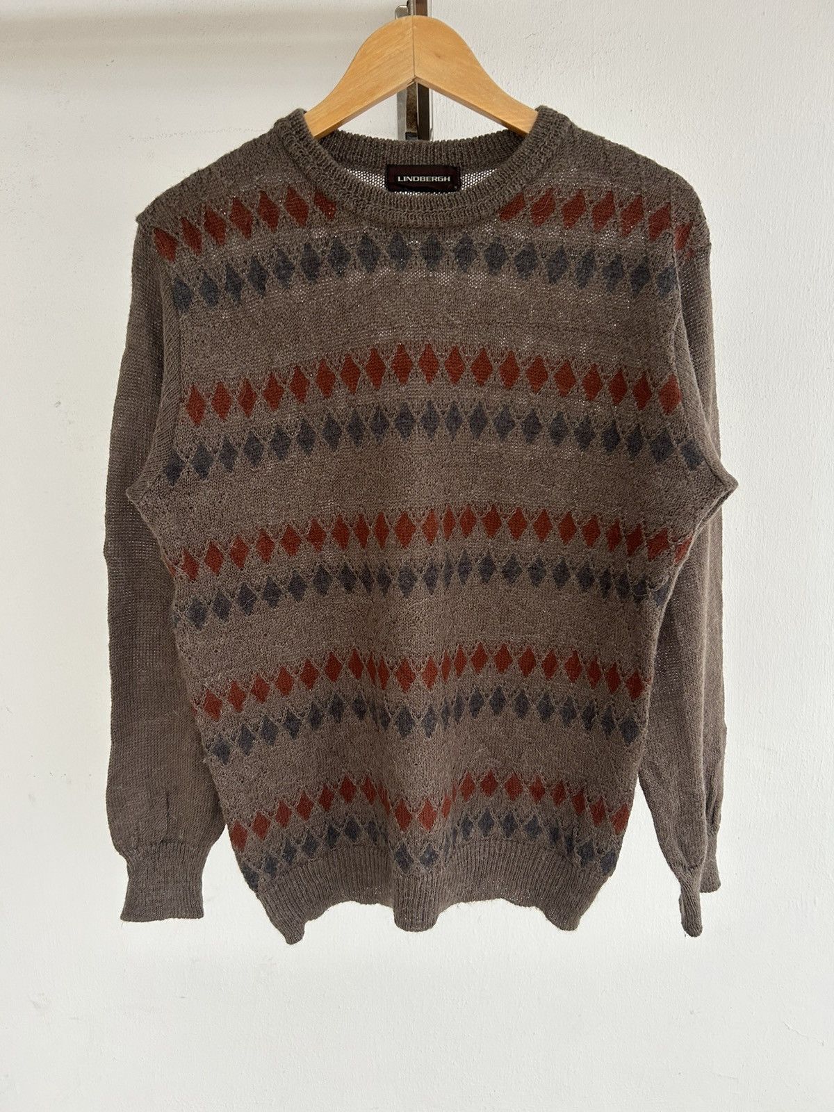 Lindbergh Limdbergh Vintage Japan Knitwear Wool Sweatshirt Size US M / EU 48-50 / 2 - 1 Thumbnail