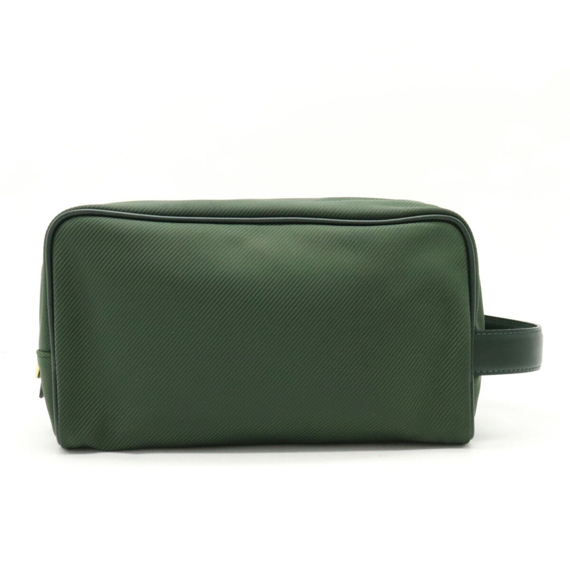 image of Louis Vuitton Taiga Parana Second Bag Handbag Canvas Leather Epicea Dark Green M30754, Women's