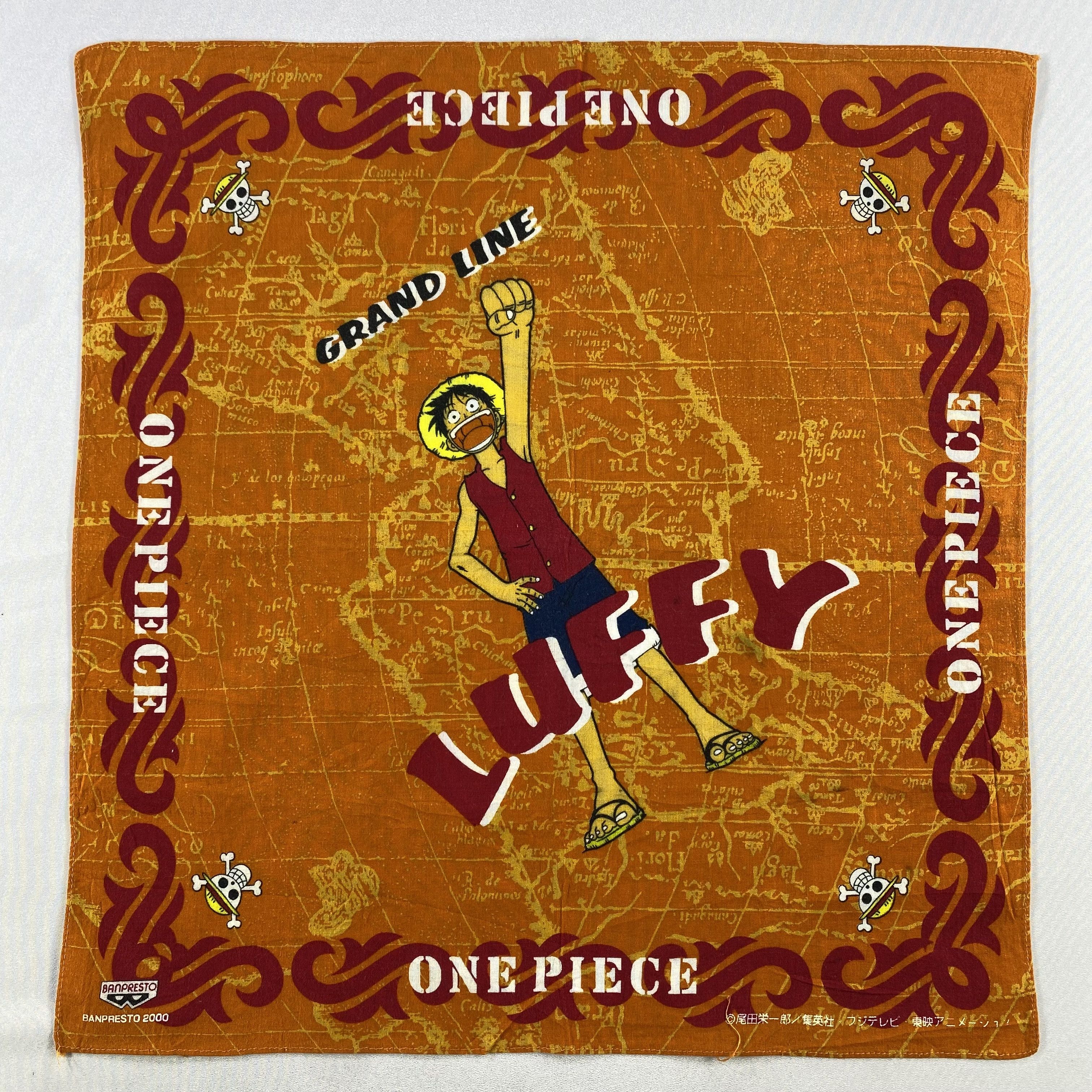 One Piece × Vintage One Piece Bandana/ Handkerchief / Neckerchief Size ONE SIZE - 1 Thumbnail