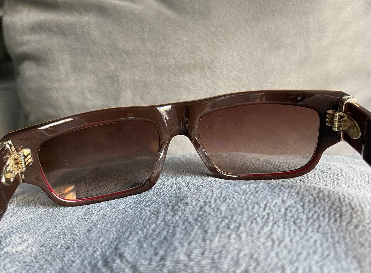 Chrome Hearts Chrome Hearts Sunglasses Brown Size ONE SIZE - 13 Thumbnail
