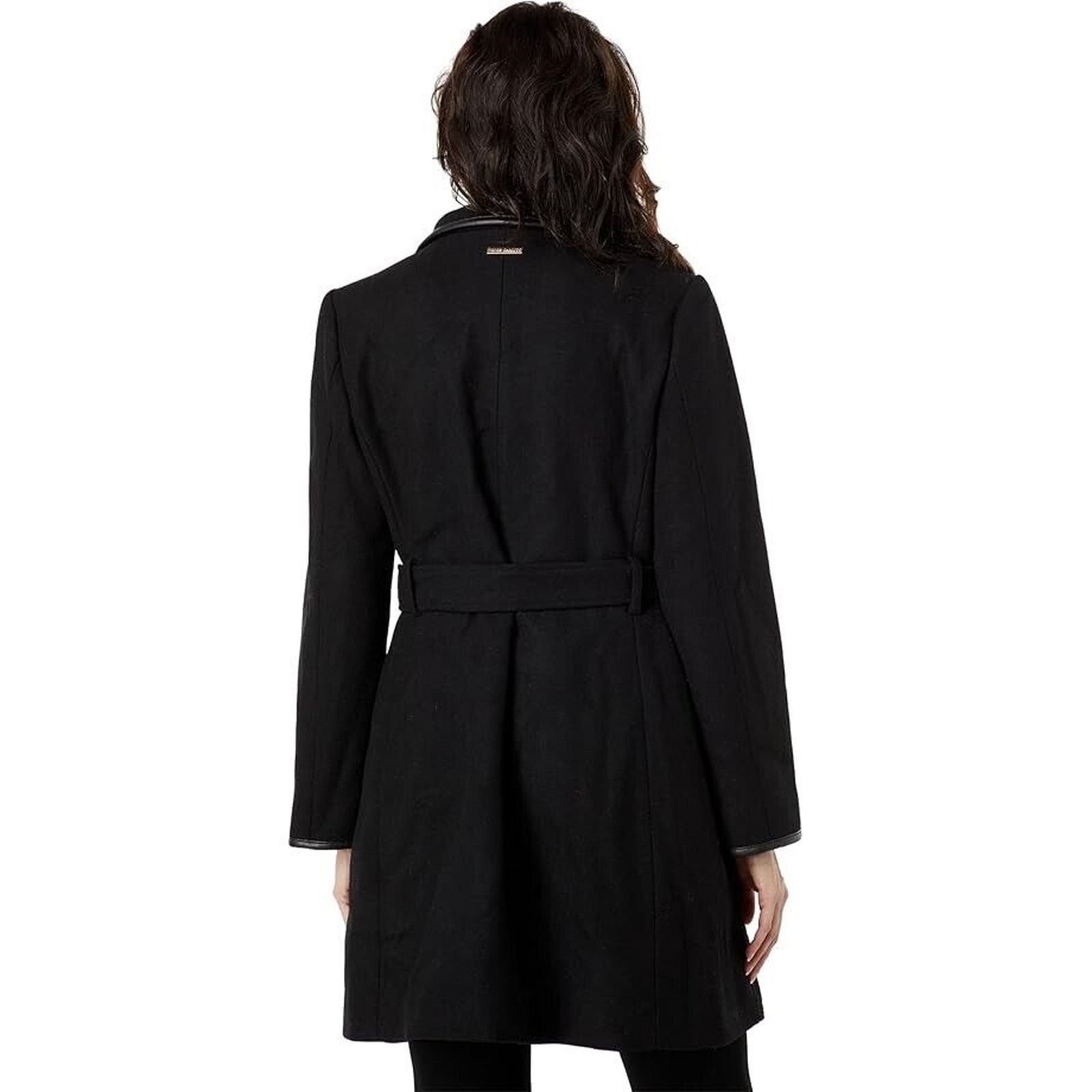 Vince Camuto NEW Vince Camuto Women's Belted Wool Blend Midi Trench Coat Size L / US 10 / IT 46 - 2 Thumbnail