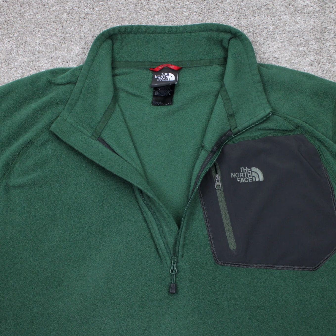 The North Face The North Face Sweatshirt Mens XL Green TKA 100 Trinity Alps 1/4 Zip Pullover Size US XL / EU 56 / 4 - 7 Thumbnail