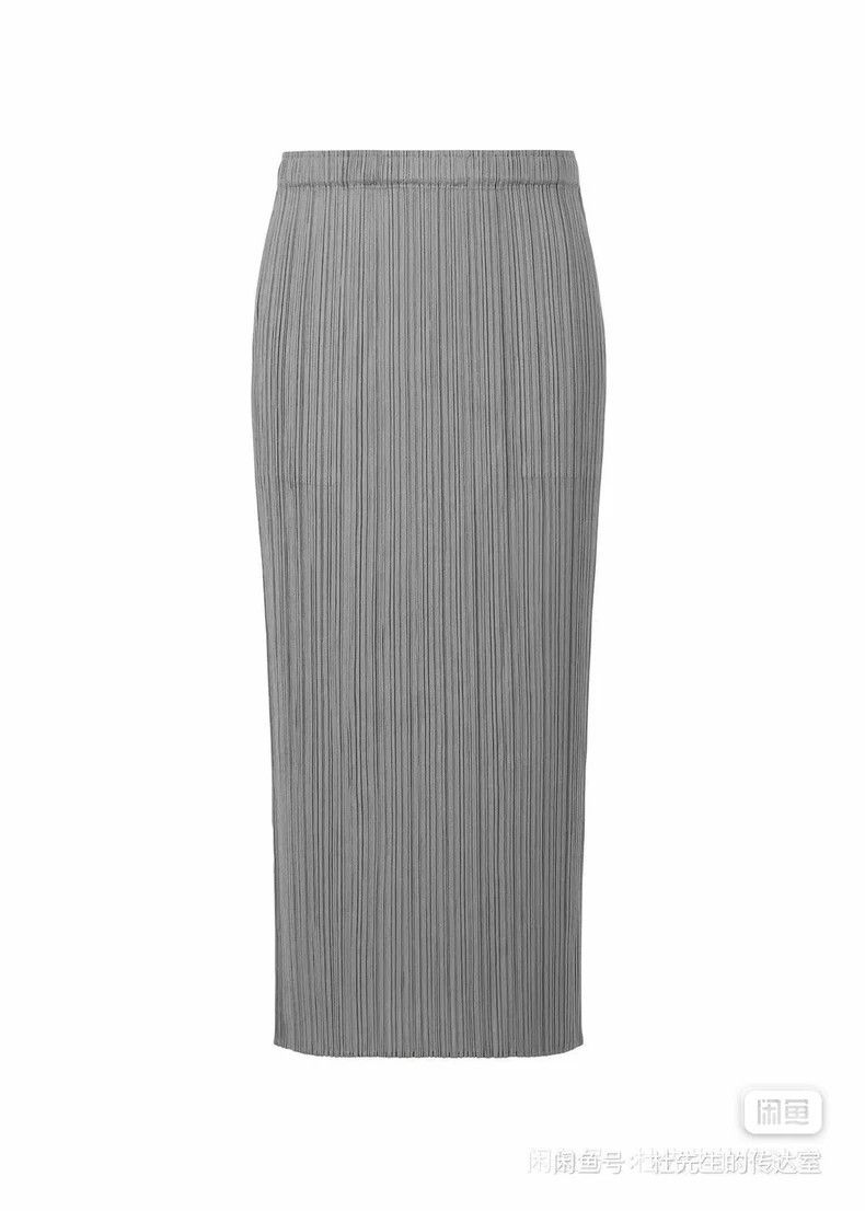 Issey Miyake Issey Miyake size:1 A dark grey skirt Size 42" / US 20 - 1 Thumbnail