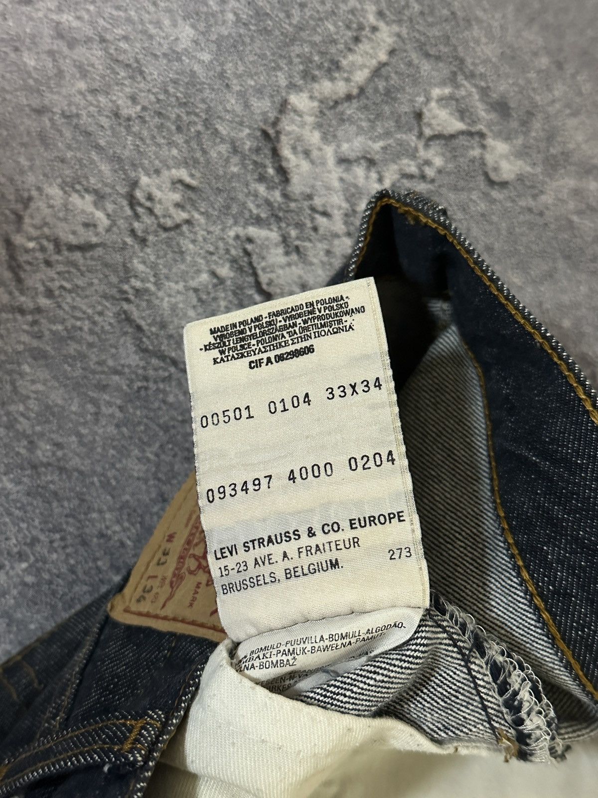 Levi's × Vintage Vintage Levis 501 Wash Denim Men’s 33x34 Pants Jeans USA Size US 33 - 9 Thumbnail