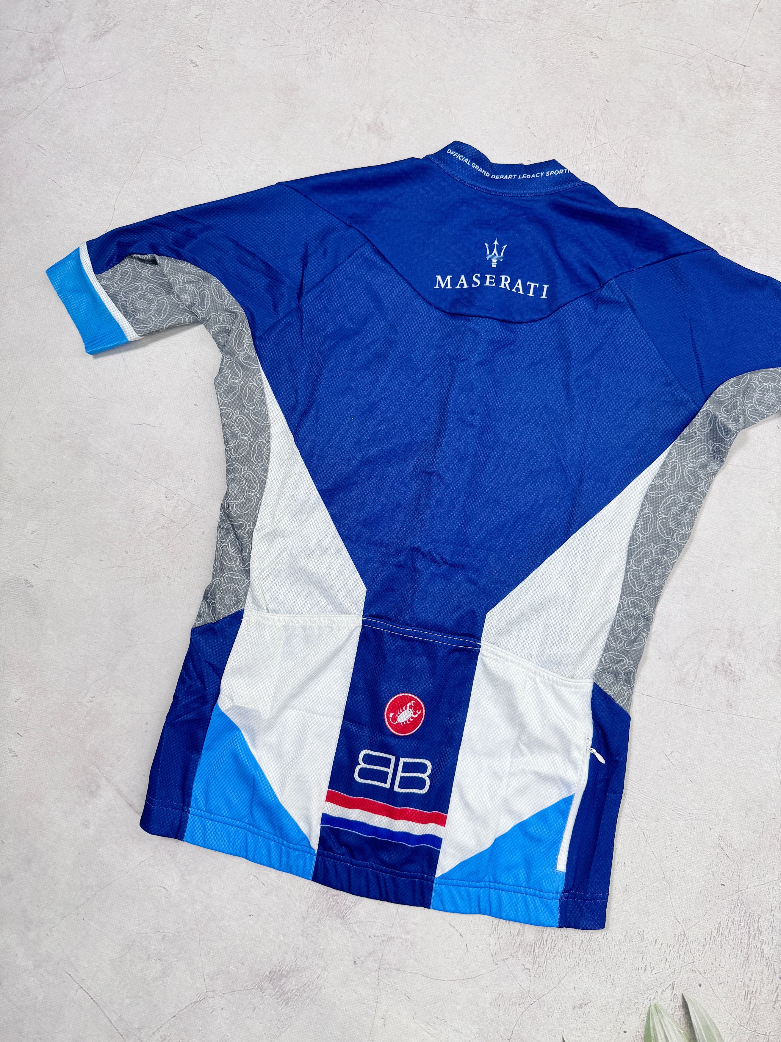 Sports Specialties Castelli Cycling Jersey Tour de Yorkshire Ride Maserati Size US M / EU 48-50 / 2 - 12 Thumbnail