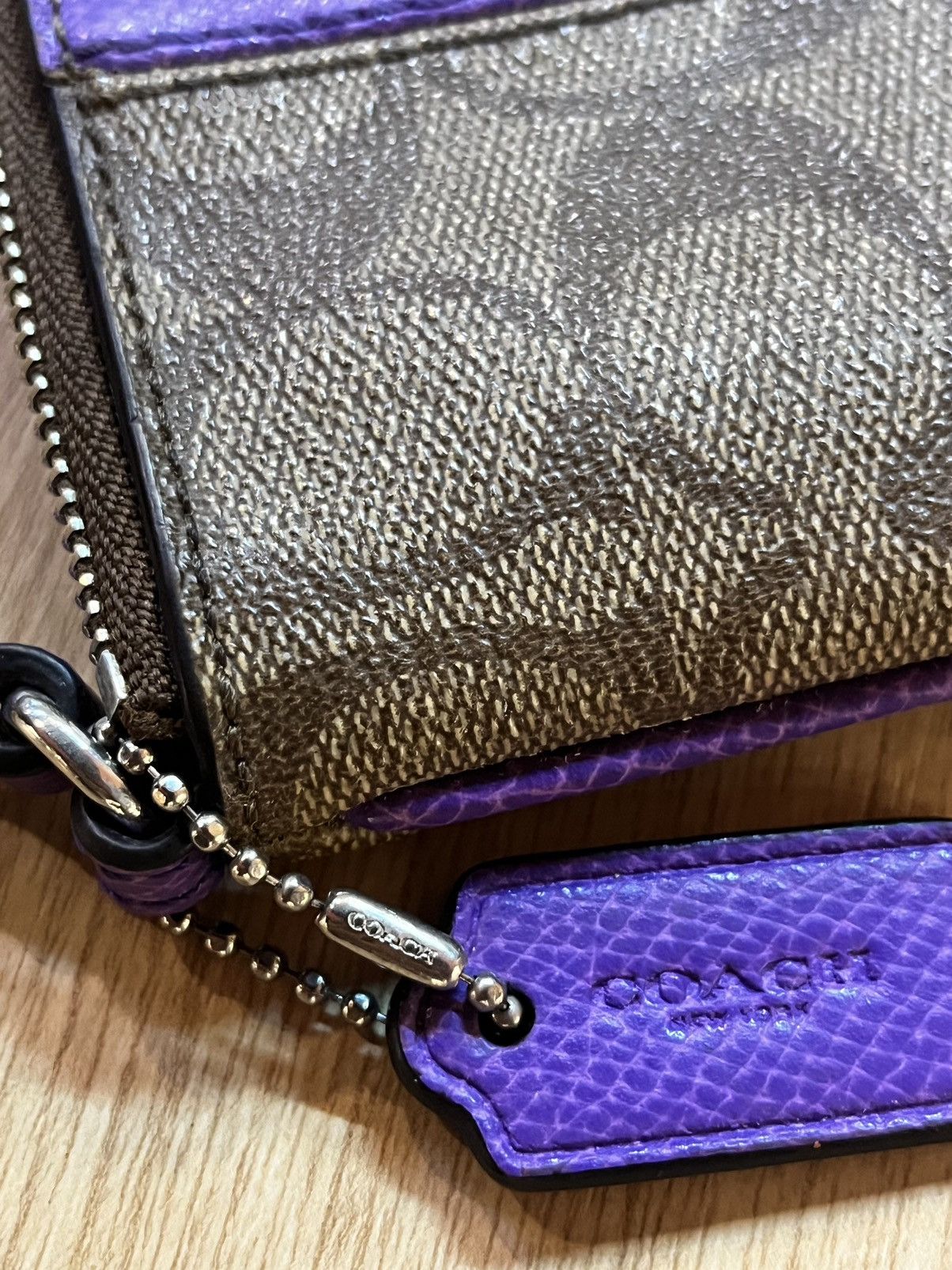 Coach × Vintage Coach Wristlet Wallet Size ONE SIZE - 4 Thumbnail