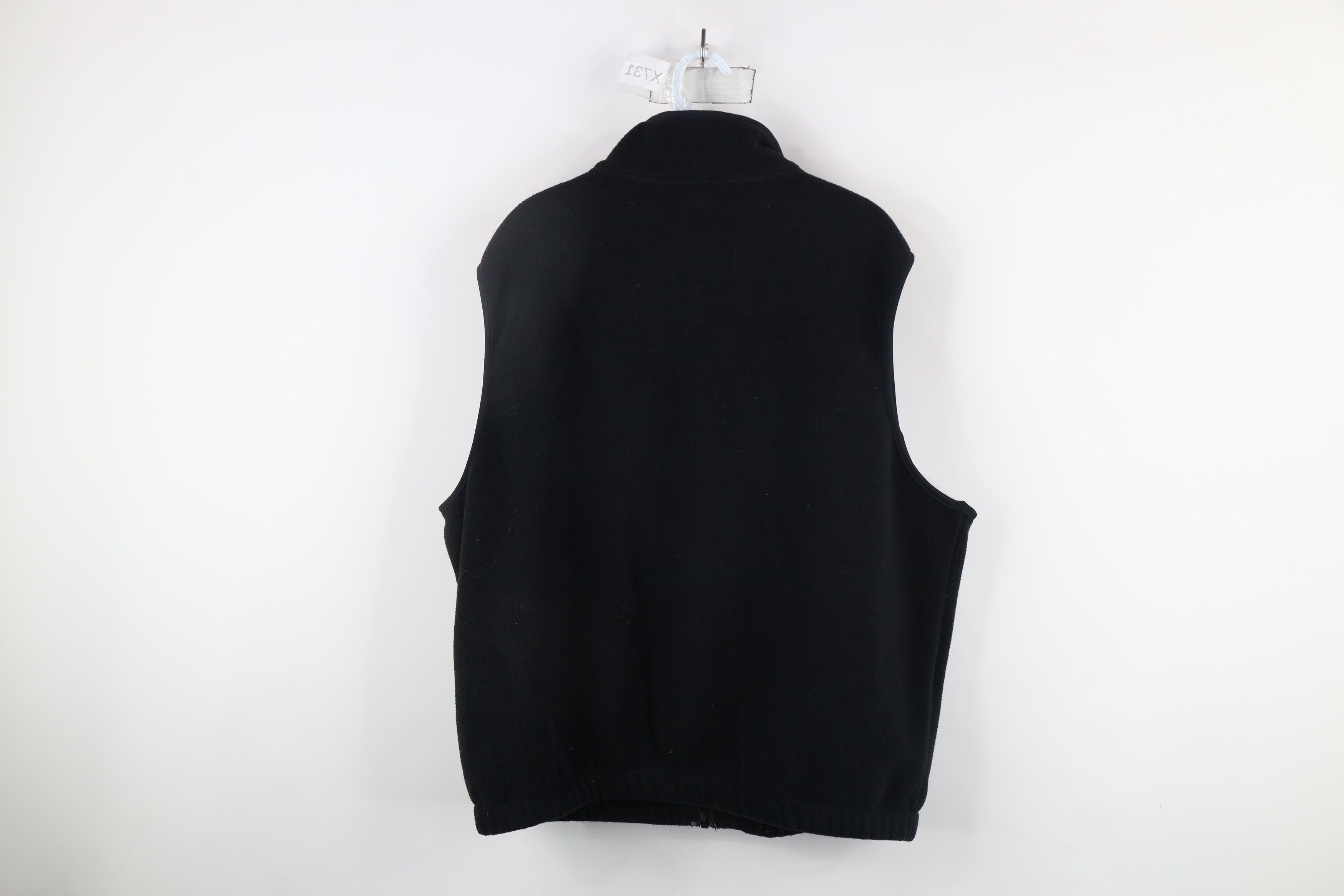 Eddie Bauer × Vintage Vintage 90s Eddie Bauer Script Fleece Vest Jacket Black Size US L / EU 52-54 / 3 - 11 Thumbnail