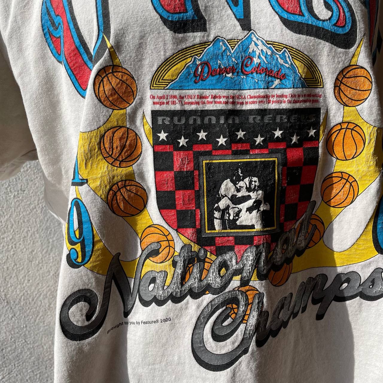 Feature UNIVERSITY NEVADA LAS VEGAS UNLV MADE IN USA VINTAGE TSHIRT Size US L / EU 52-54 / 3 - 2 Thumbnail