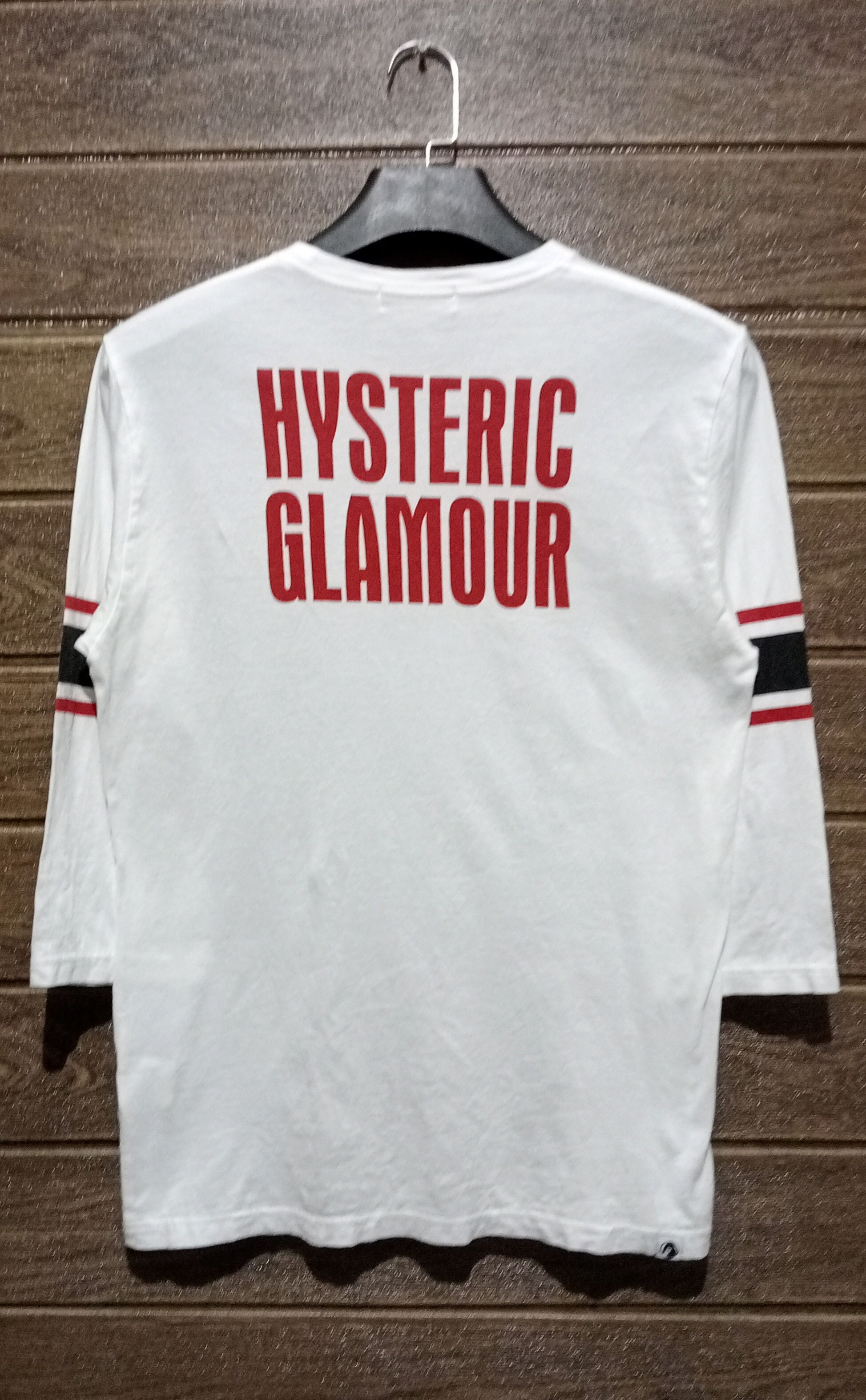 Hysteric Glamour Hysteric Glamour I Just Can't Get Enough 3Q Sleeve Tee Size US M / EU 48-50 / 2 - 3 Thumbnail