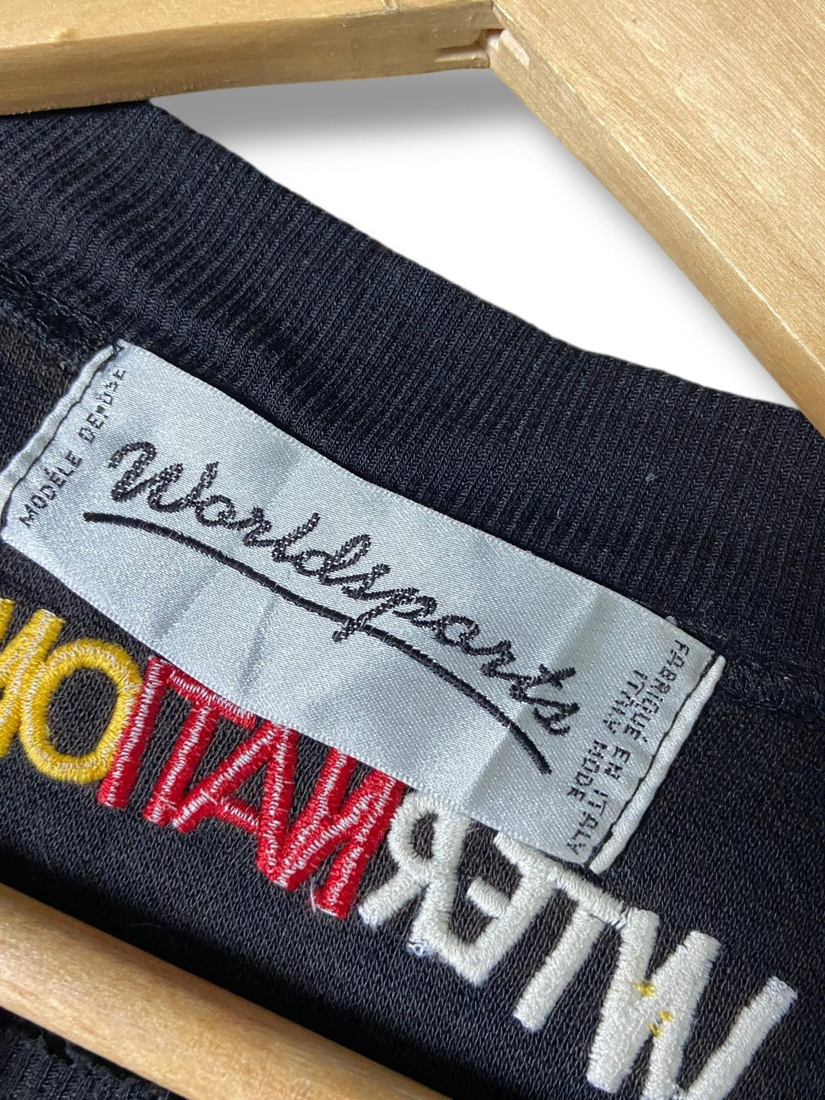 Japanese Brand Worldsports Tom & Jerry Embroidered Long Sleeve Tee (161) Size US M / EU 48-50 / 2 - 5 Thumbnail