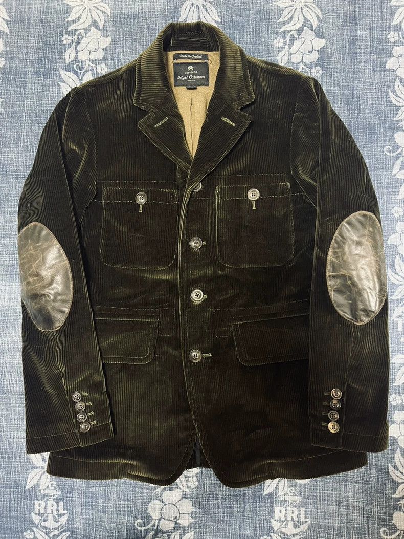 Nigel Cabourn Nigel Cabourn Cotton Stripe Jacket Size US L / EU 52-54 / 3 - 1 Thumbnail