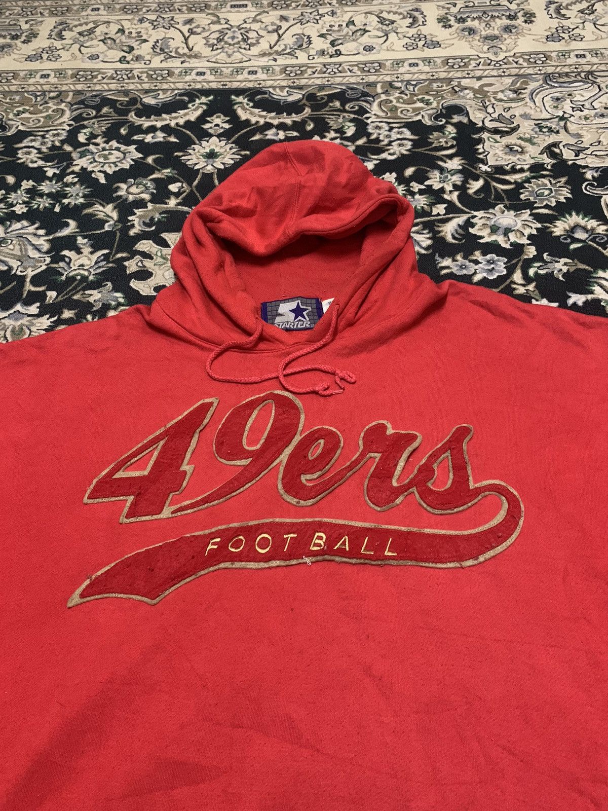 NFL 90s STARTER X SAN FRANCISCO 49ERS HOODIE Size US L / EU 52-54 / 3 - 3 Thumbnail