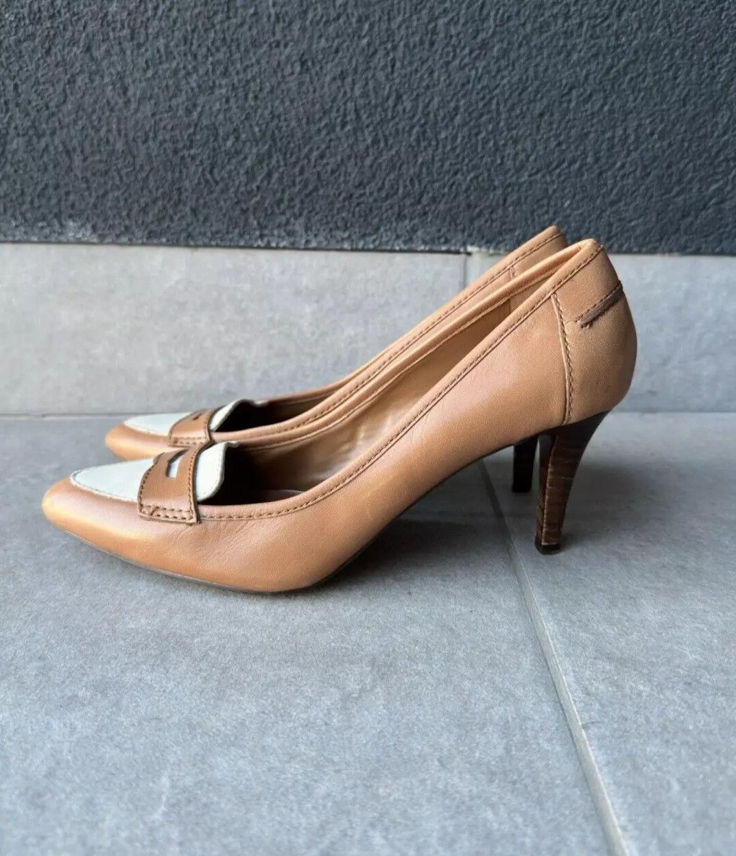 Polo Ralph Lauren Lauren Polo Ralph Lauren Heels Leathers Brown Shoes Size US 7 / IT 37 - 4 Thumbnail