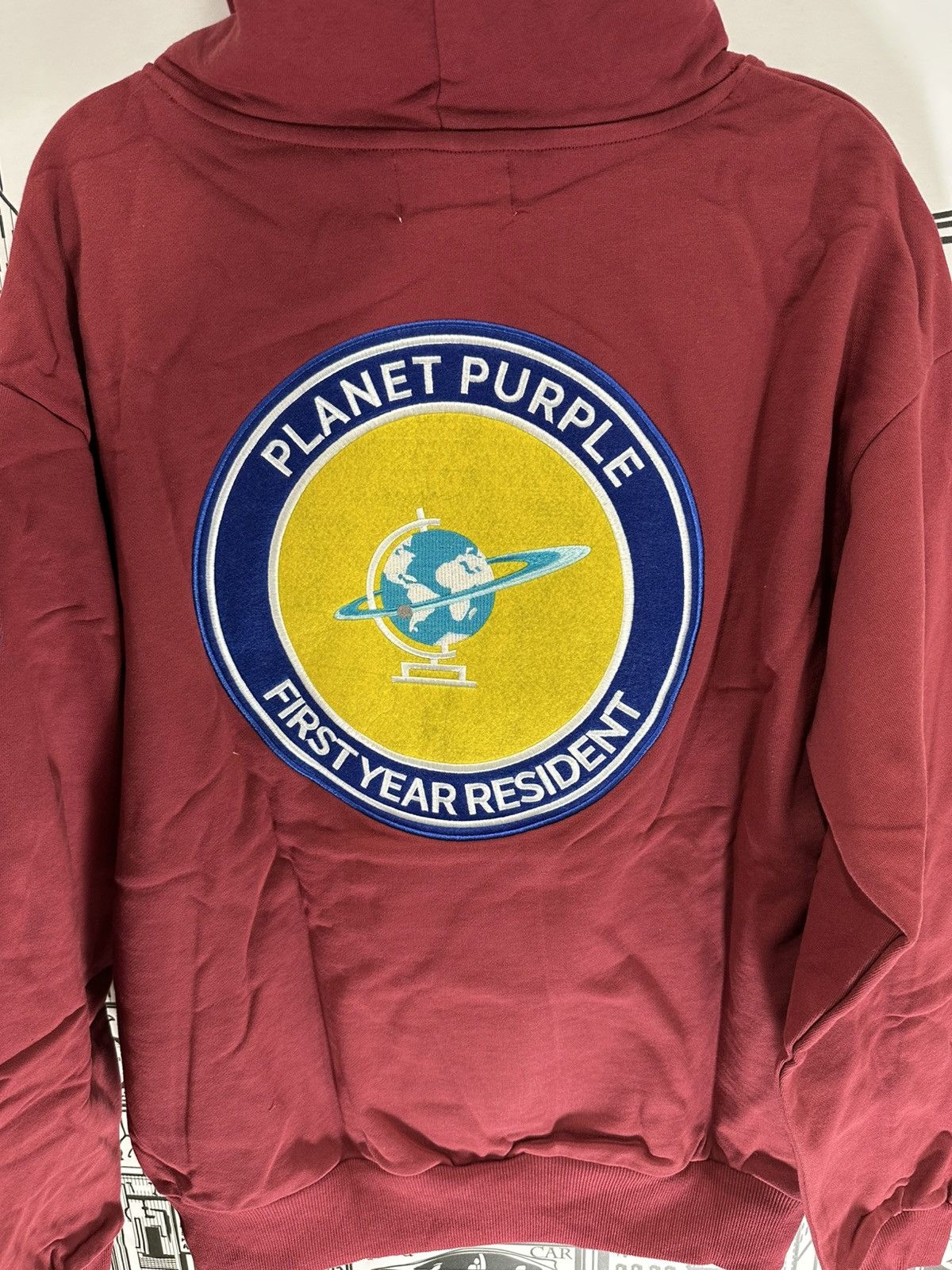 Other Planet Purple Varsity FYR Hoodie 2XL Red Size US XXL / EU 58 / 5 - 6 Thumbnail