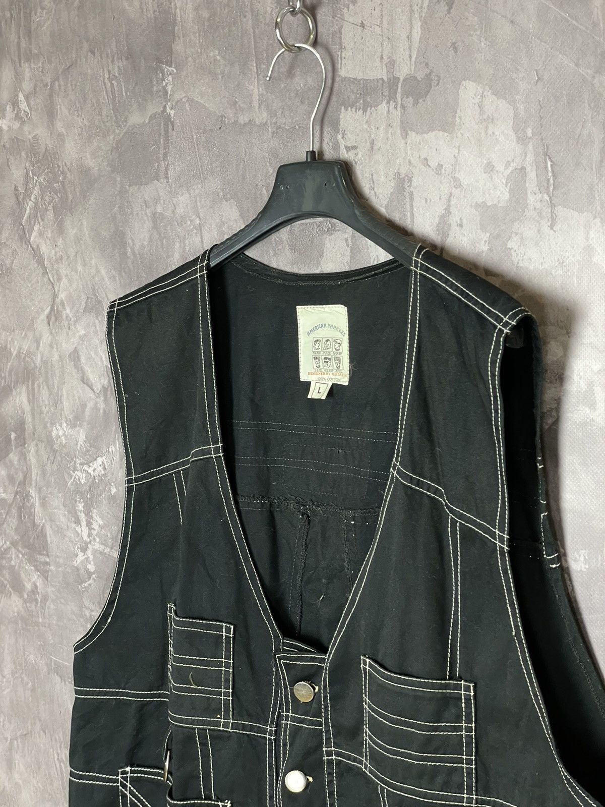 Affliction × Vintage Vintage bondage Vest Cargo Gothic Parachute punk rave Size US L / EU 52-54 / 3 - 8 Thumbnail
