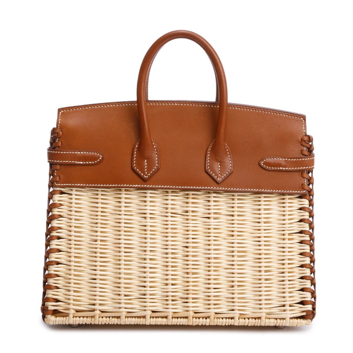 Hermes HERMES Osier Veau Barenia Birkin Picnic 25 Size ONE SIZE - 4 Thumbnail