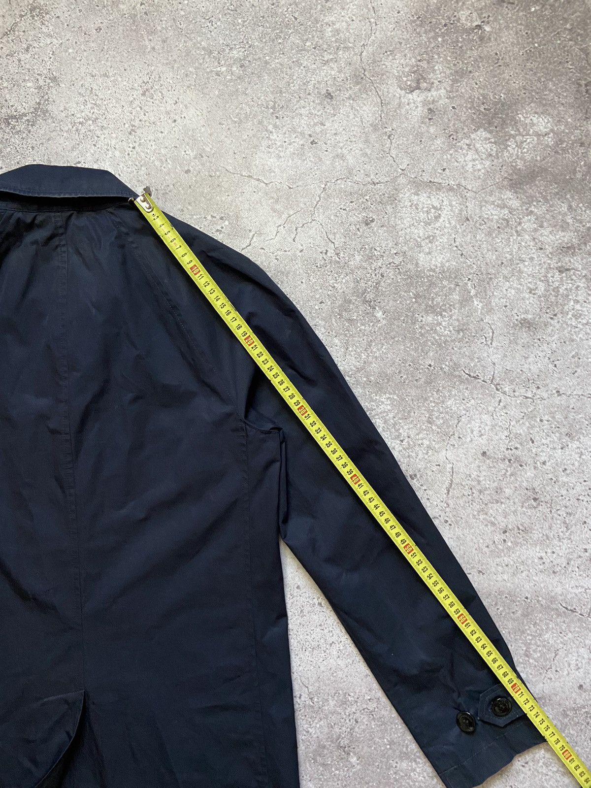 Burberry Burberry Brit Nova Check Inside Trench Coat In Navy Size US M / EU 48-50 / 2 - 18 Thumbnail