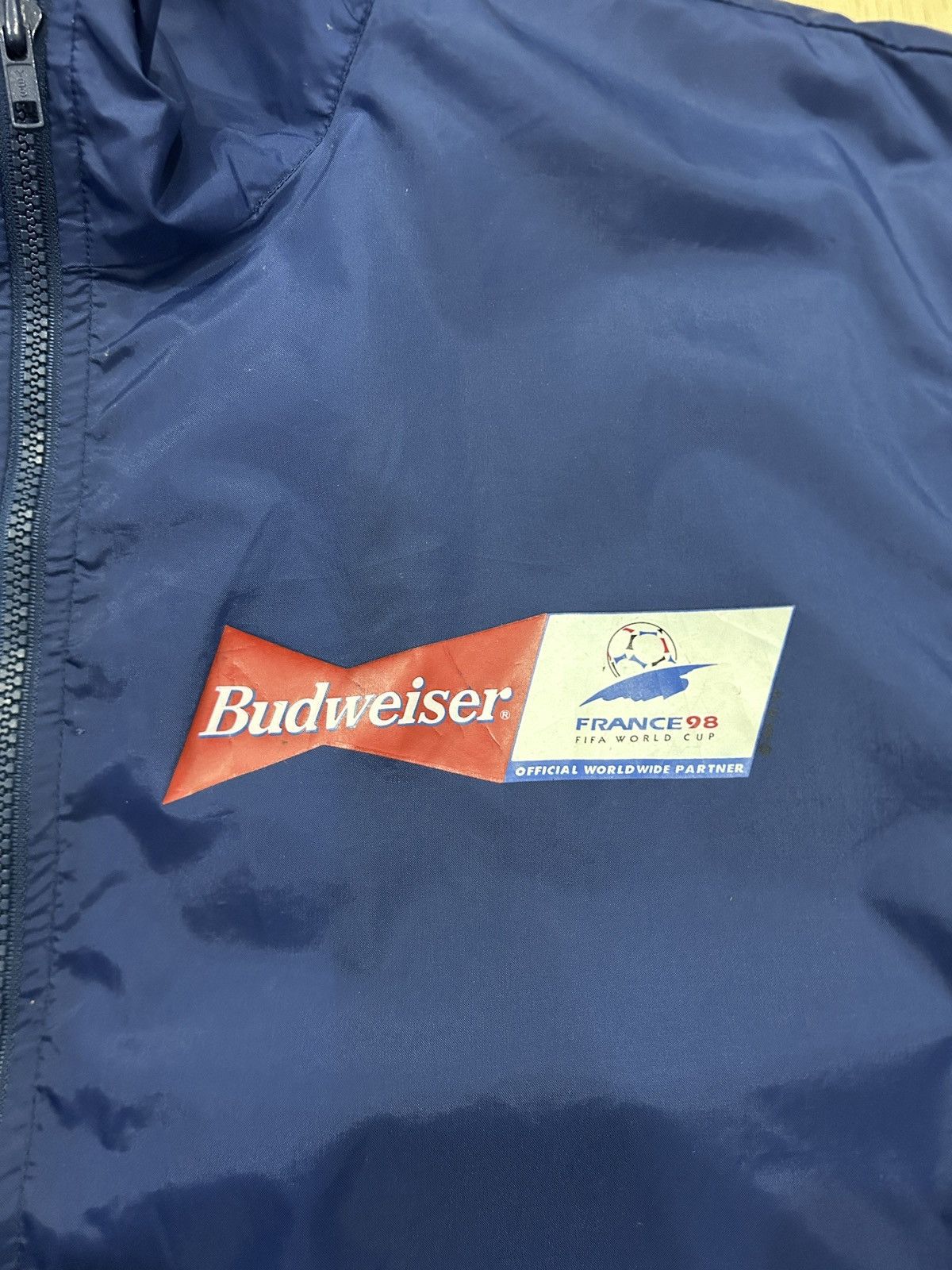 Budweiser Vintage 1998 Budweiser Promo France FIFA World Cup Jacket Size US L / EU 52-54 / 3 - 3 Thumbnail