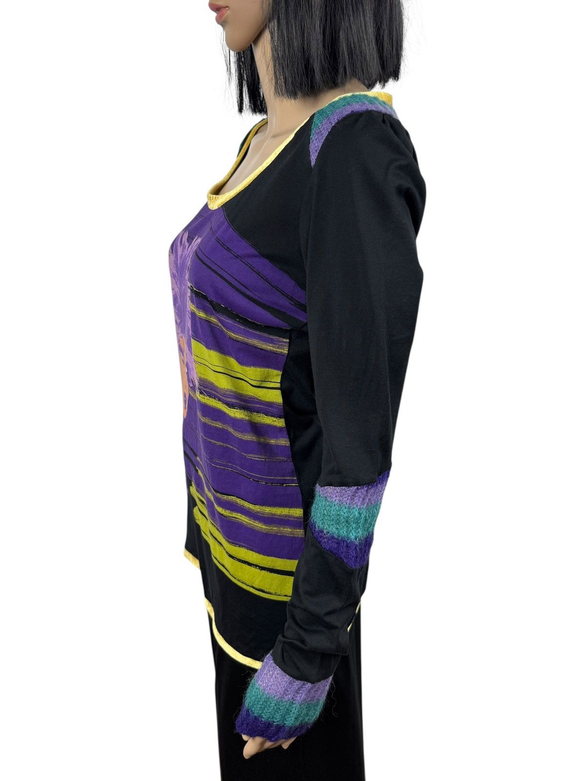 Custo Barcelona Custo Barcelona Printed Cotton Jumper Mohair Details Size M / US 6-8 / IT 42-44 - 7 Thumbnail