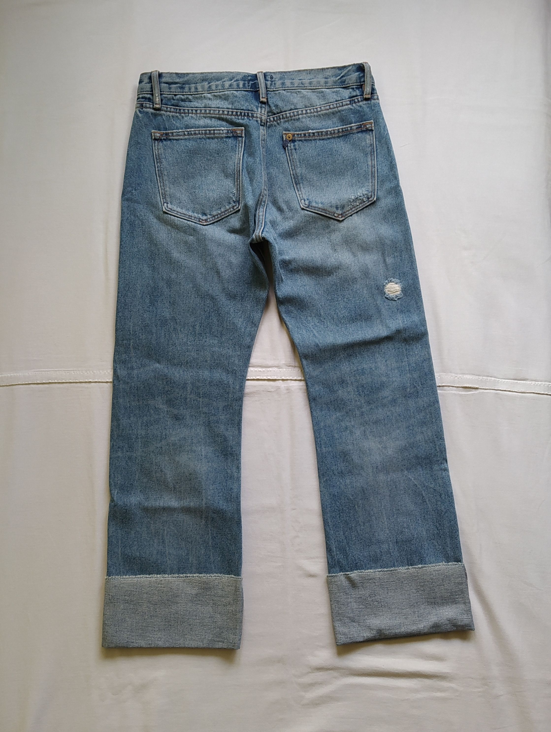 Jimmy Taverniti D-ID by Jimmy Taverniti distressed jeans Size 26" / US 2 / IT 38 - 2 Thumbnail