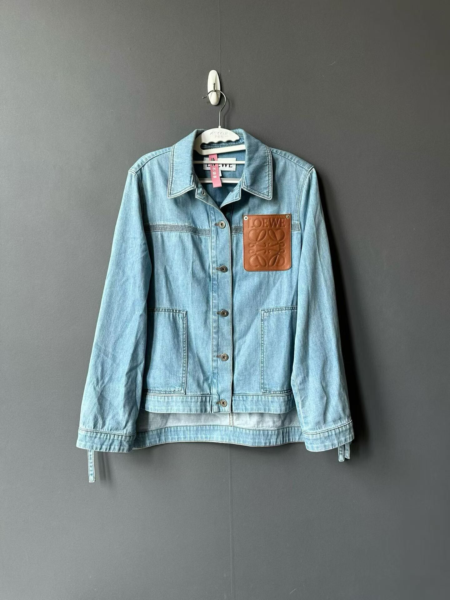 Loewe Loewe Leather Label Denim Jacket Size XXS / US 00 / IT 34 - 1 Thumbnail