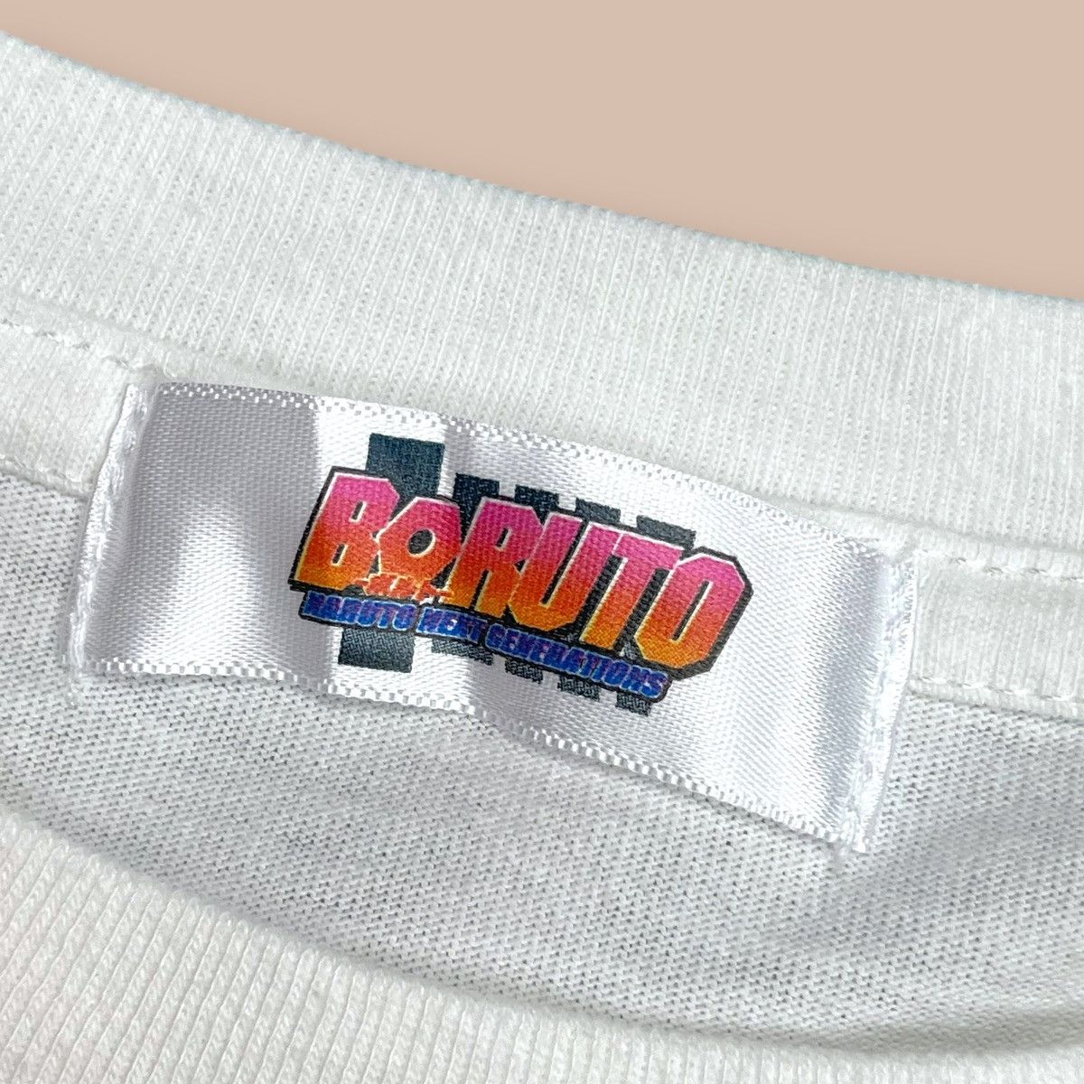 Anime Boruto White tee Size US L / EU 52-54 / 3 - 7 Thumbnail