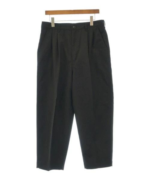 Comme des Garcons Homme Casual Pants Wool Zip Up Plain 2 Tuck Wide Pattern Black Size US 32 / EU 48 - 1 Thumbnail