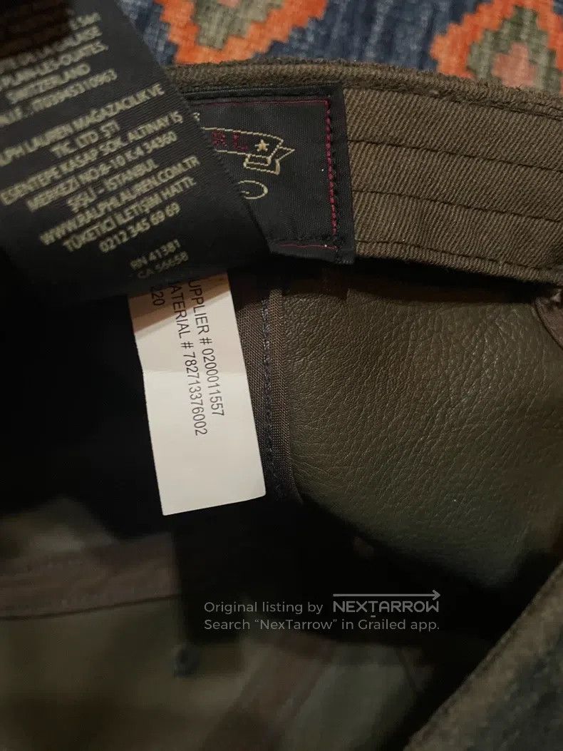 RRL Ralph Lauren RRL Ralph Lauren Old blue dyed suede baseball cap Size ONE SIZE - 5 Thumbnail