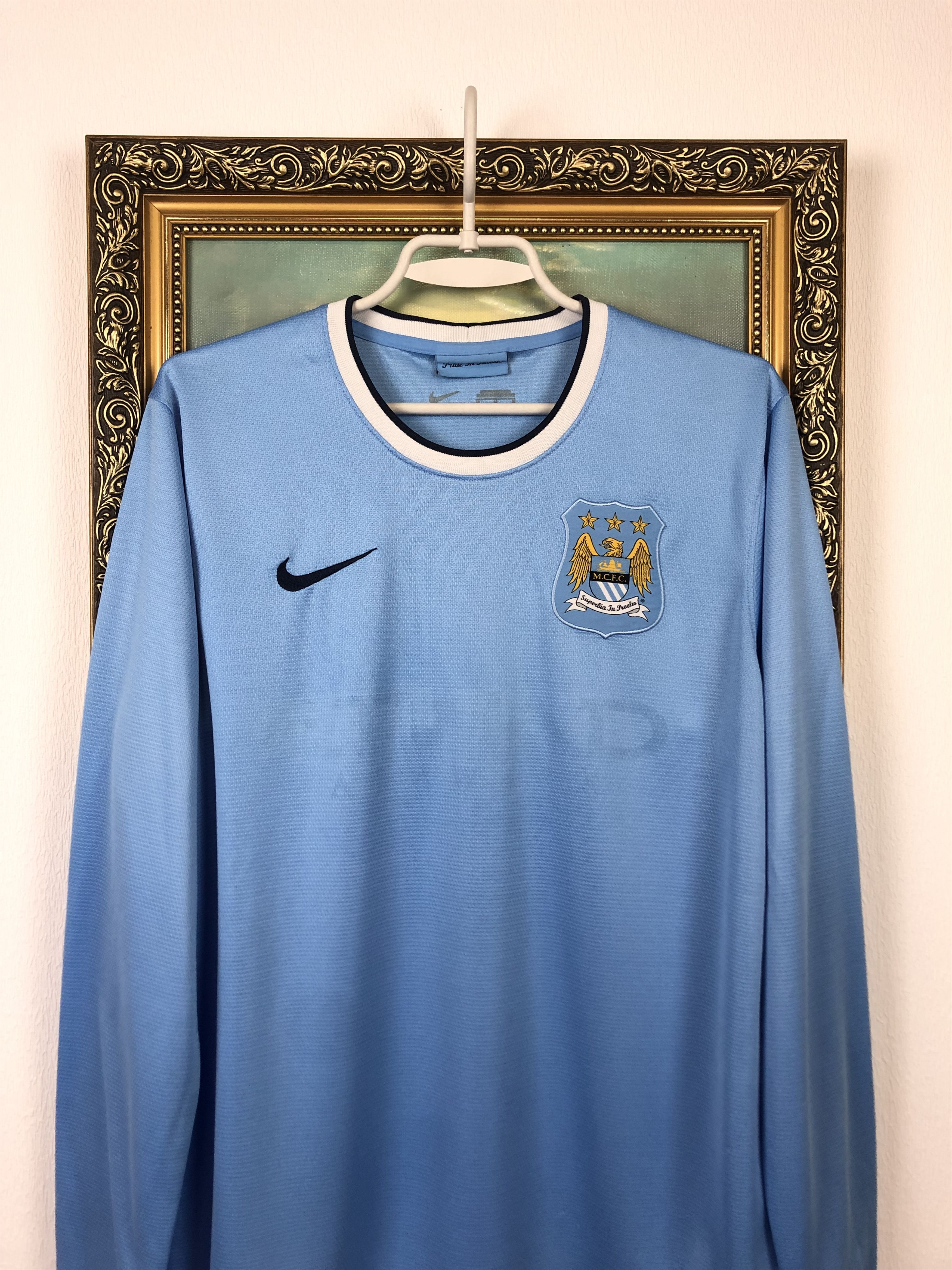 Nike Manchester City football shirt 2013 Soccer Nike Rare Hype Size US M / EU 48-50 / 2 - 2 Thumbnail