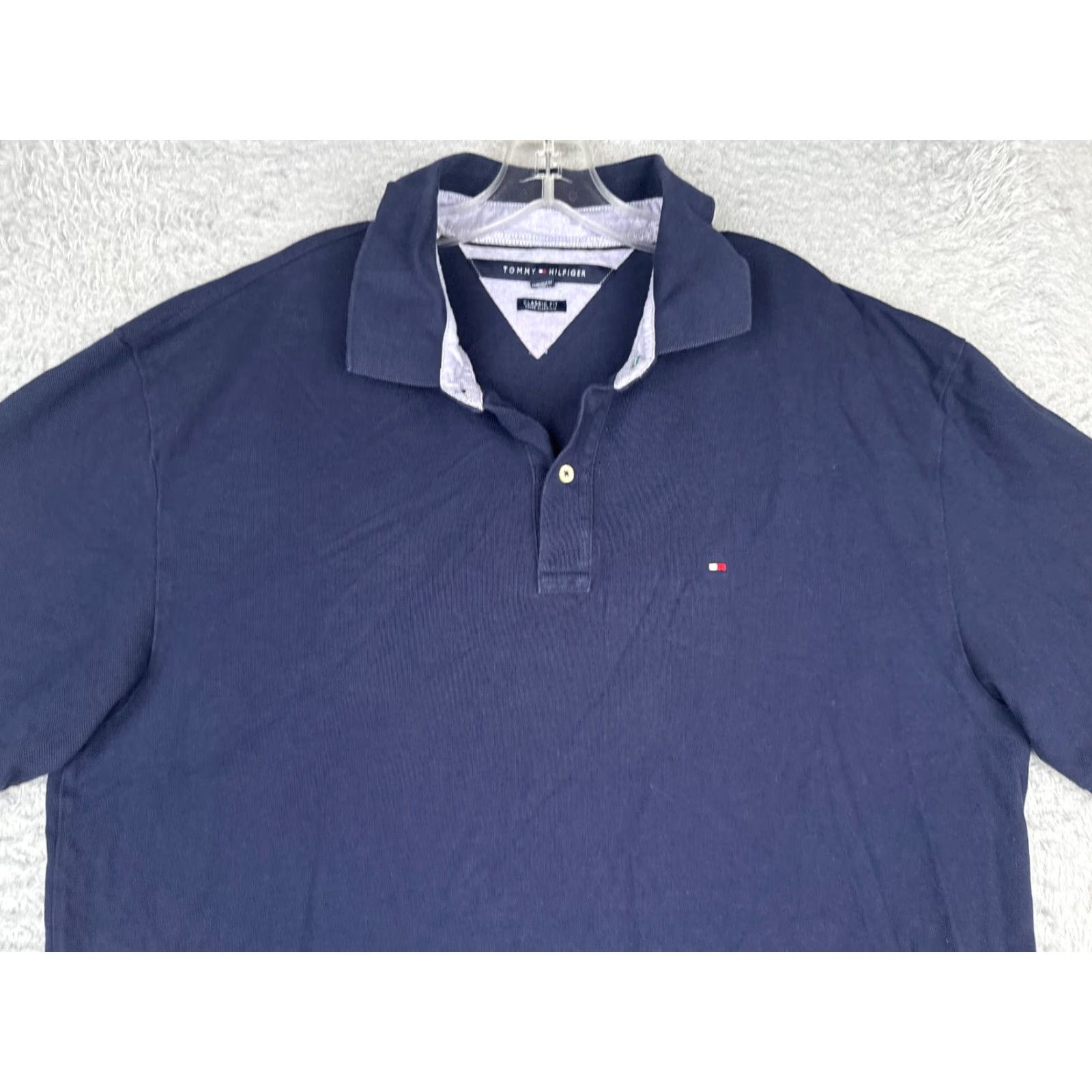 Tommy Hilfiger Tommy Hilfiger Polo Shirt Men 2XL Blue Classic Fit Short Sleeve Cotton Polo Shirt 2XL Mens Classic Polo Shirt Clothing Mens Polo Shirt Blue Size US XXL / EU 58 / 5 - 4 Thumbnail