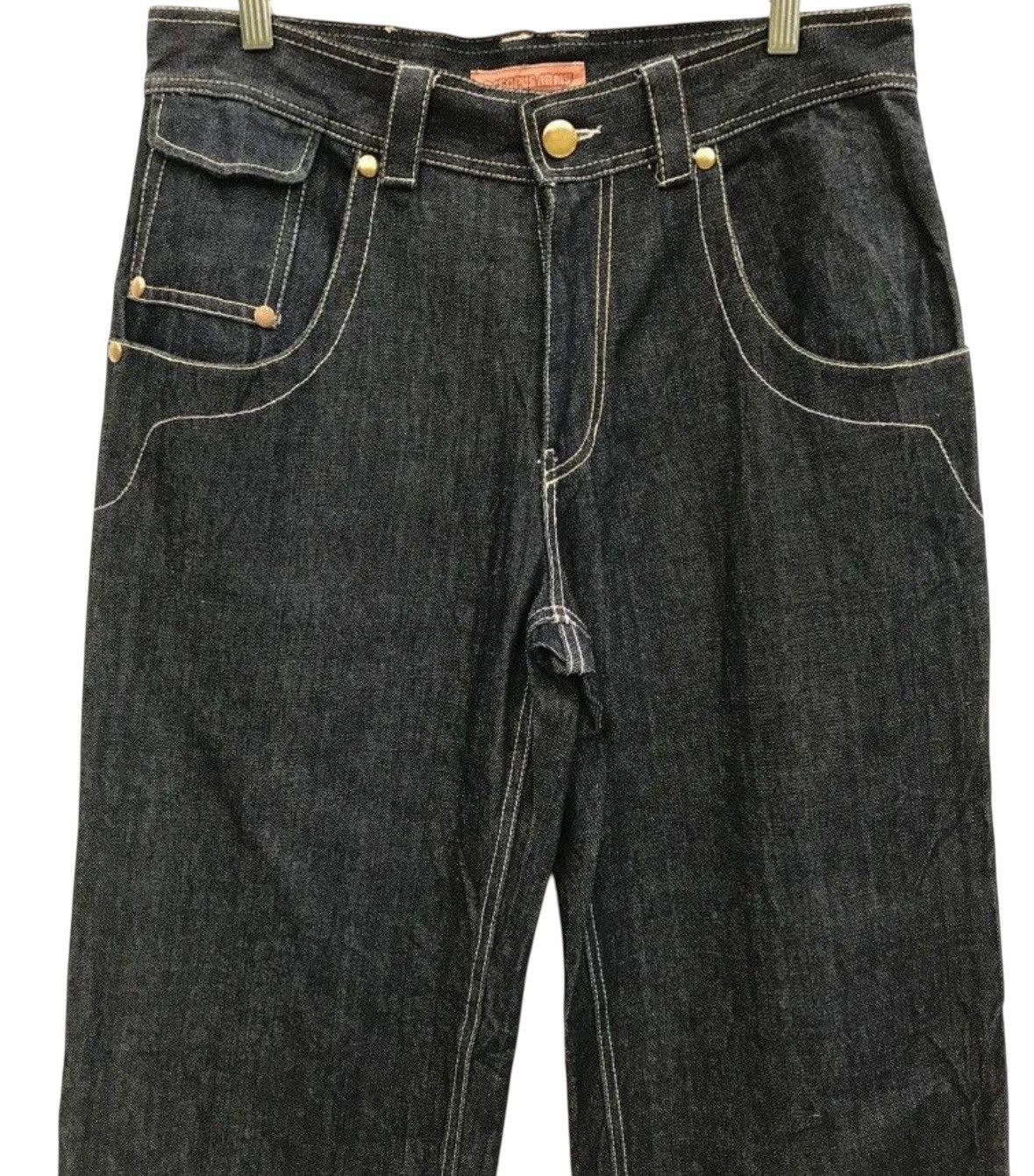 Japanese Brand Octopus Army Streetwear Buckle Back Denim Pants Size US 32 / EU 48 - 3 Thumbnail