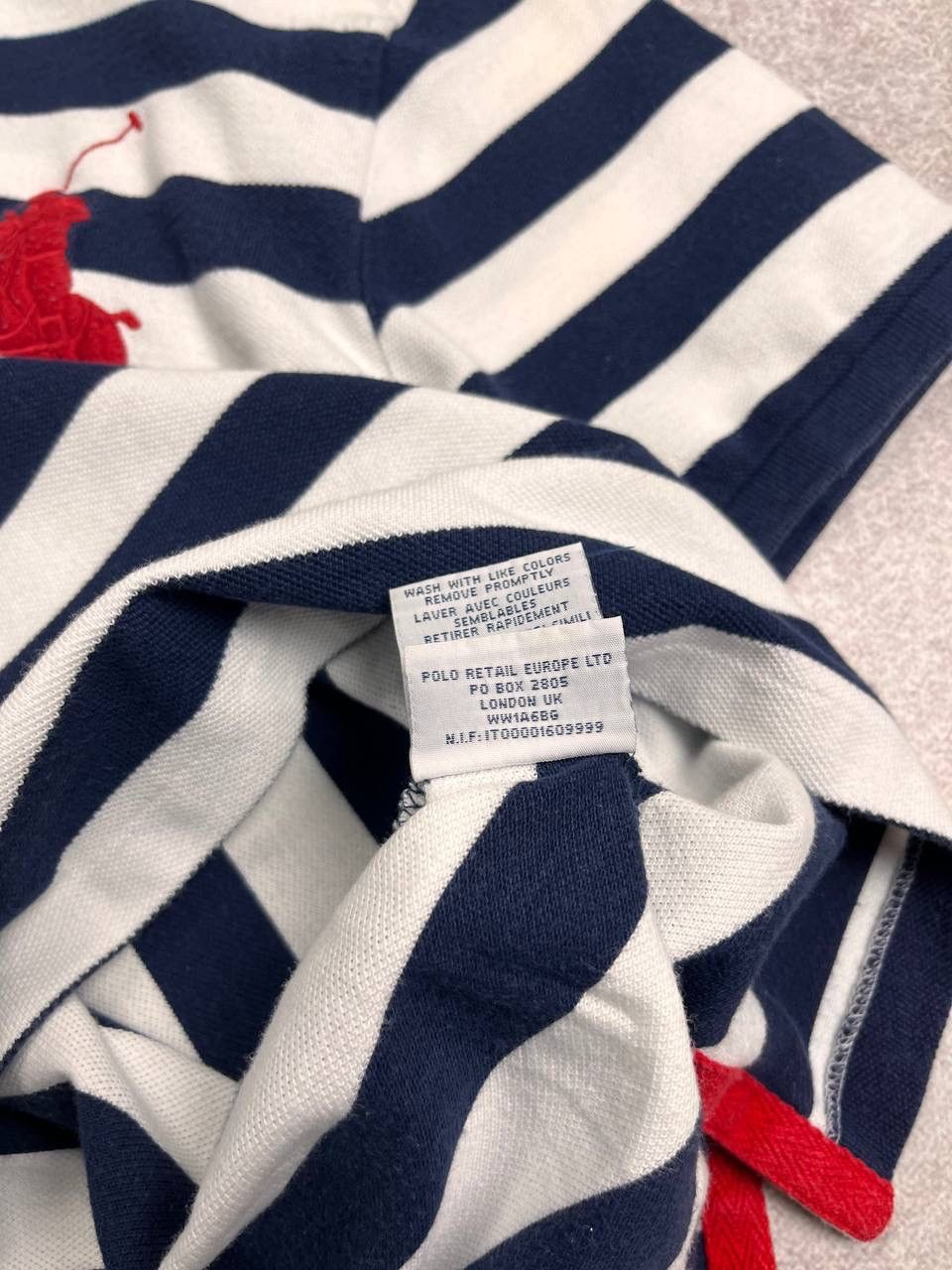 Polo Ralph Lauren × Vintage Vintage Polo Ralph Lauren Striped Pig Pony Chief Keef Shirt Size US S / EU 44-46 / 1 - 4 Thumbnail