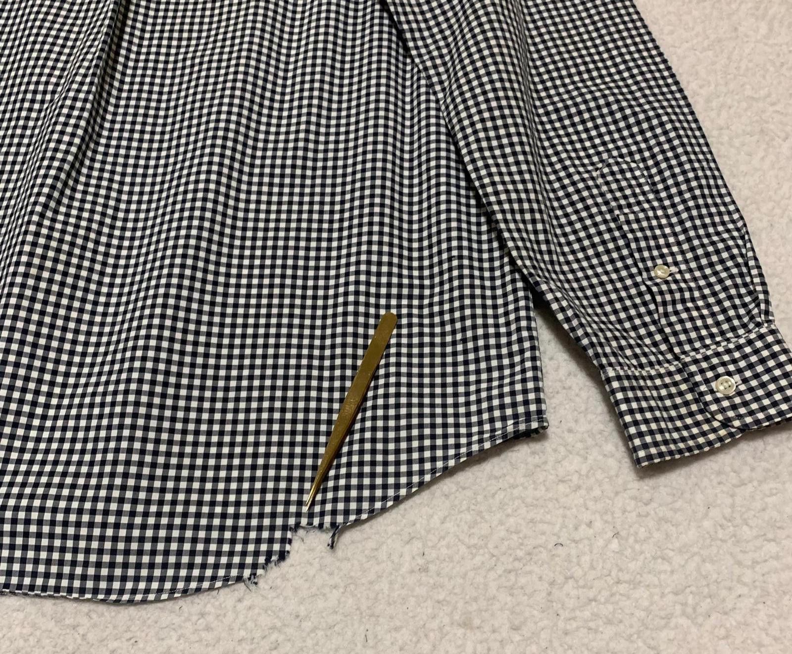 Polo Ralph Lauren Ralph Lauren XL Black White Check Button-Down Shirt Size US XL / EU 56 / 4 - 2 Thumbnail