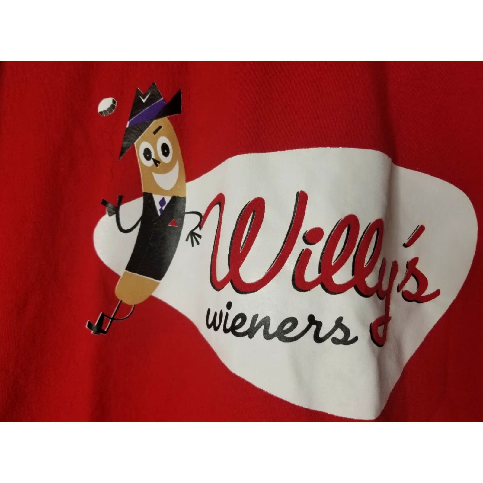 Doublet VINTAGE Alstyle Funny Graphic Tee T-Shirt Mens XL Double-Sided Red 90s Size US XL / EU 56 / 4 - 2 Thumbnail