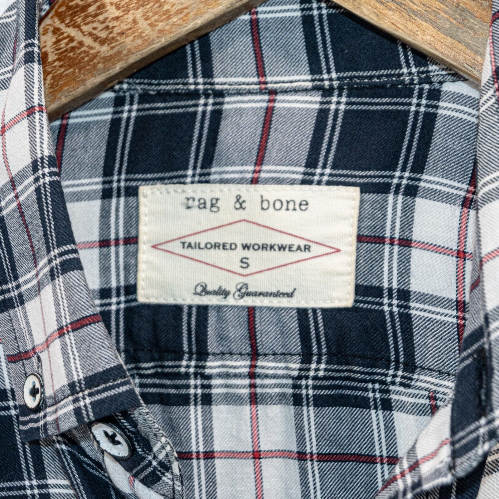 Rag & Bone Rag & Bone Men's Tailored Workwear Button down Shirt Blue Size US S / EU 44-46 / 1 - 2 Thumbnail