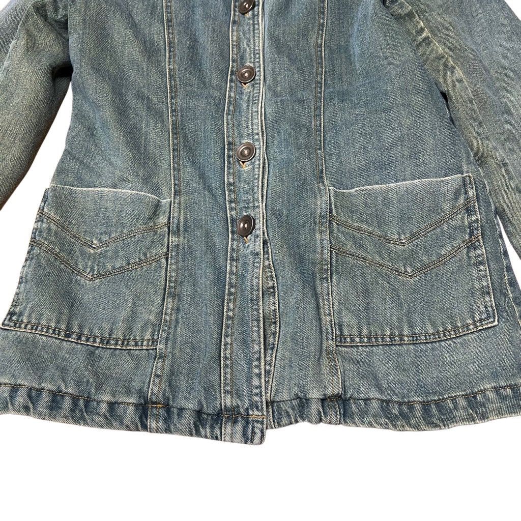 Vintage American Vintage Denim Insulated Chore Jacket Women’s Medium Size M / US 6-8 / IT 42-44 - 4 Thumbnail