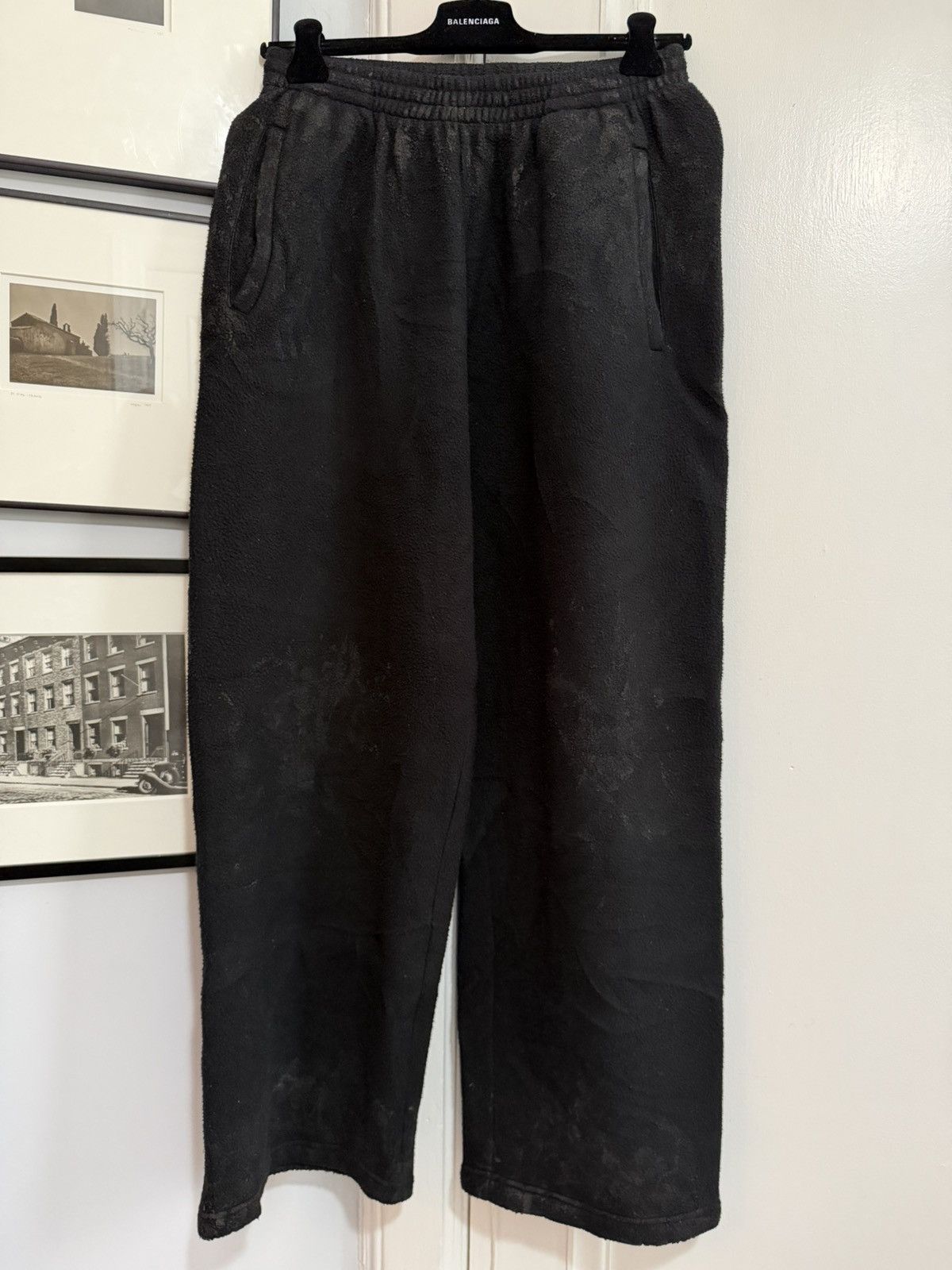 Balenciaga Fall 23 Mud Brushed Fleece Pant [M] Size US 32 / EU 48 - 1 Thumbnail