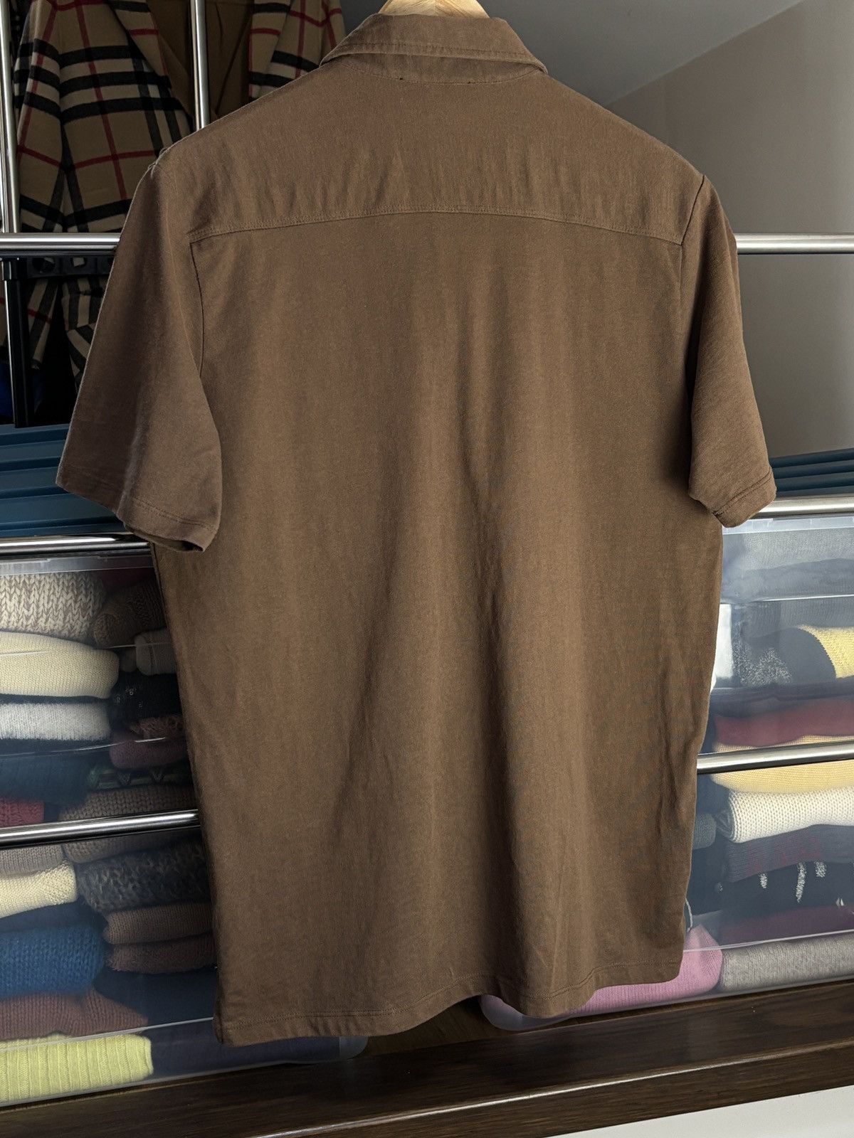Prada Prada Luxury Brown Vintage Polo Shirt Size US M / EU 48-50 / 2 - 5 Thumbnail