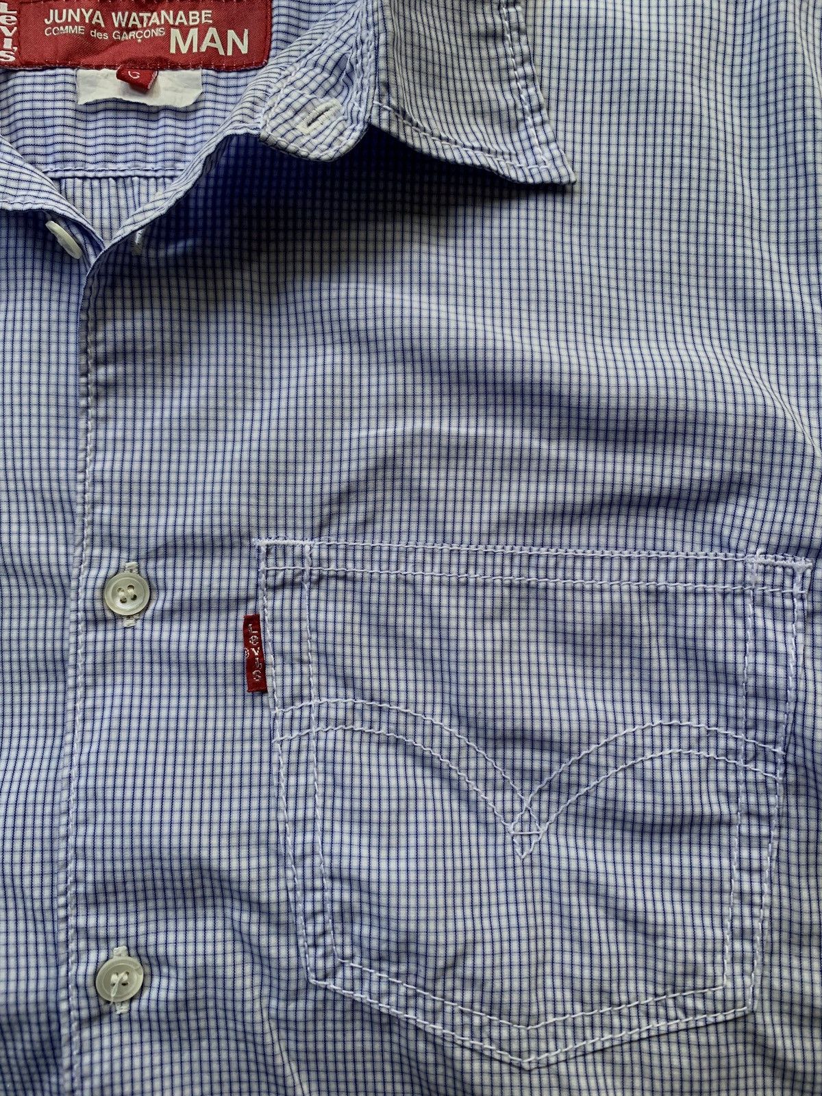 Junya Watanabe FREE TAX! Levis Collabs Plaid SS Shirt Size US S / EU 44-46 / 1 - 6 Thumbnail