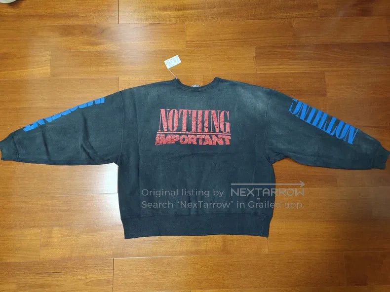 Saint Michael Saint Michael Collaboration Washed Destroyed Distressed Sw Size US XL / EU 56 / 4 - 2 Thumbnail