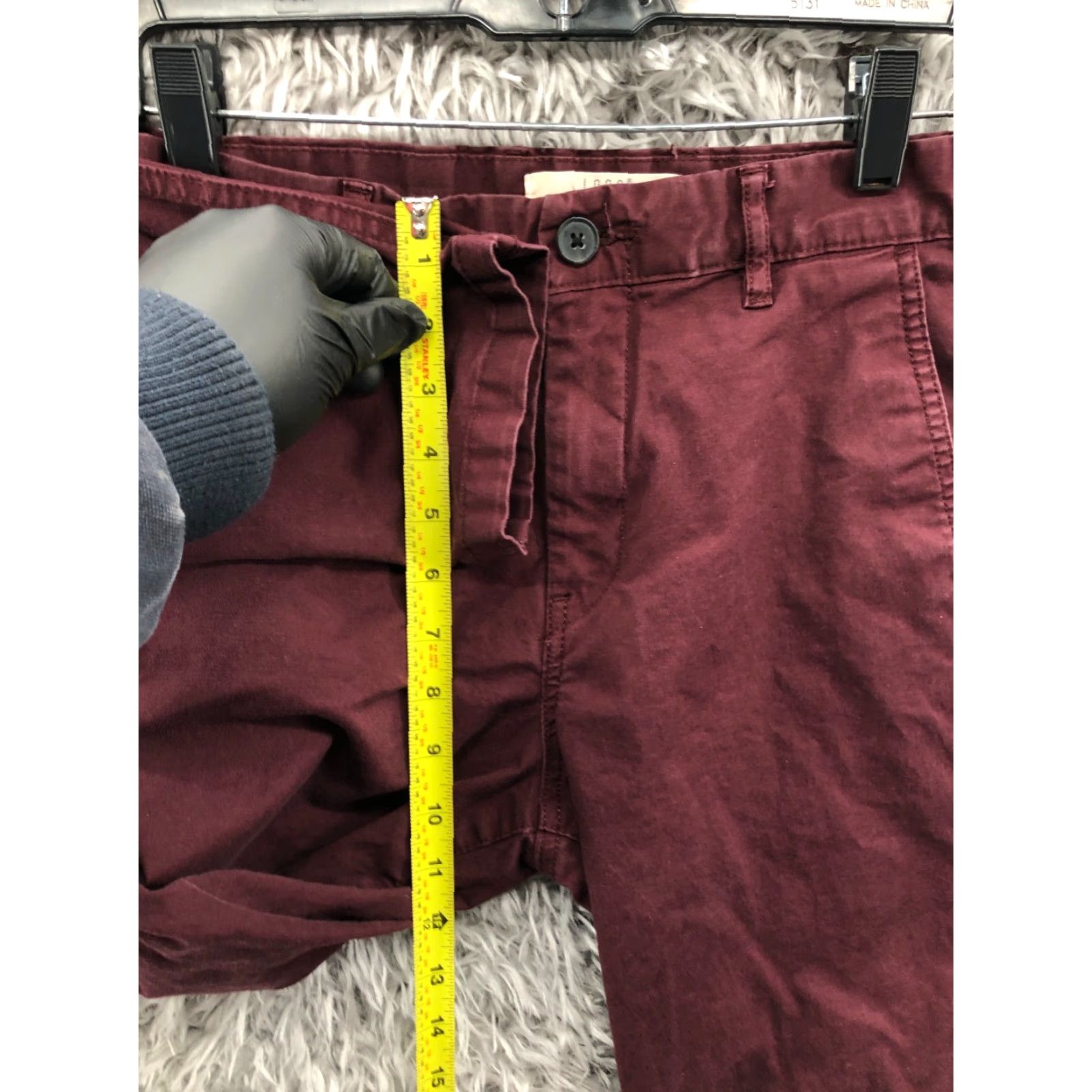 H&M H&M L.O.G.G. Skinny Fit Pants Size 29 Womens Mid Rise Red Size 29" - 4 Thumbnail