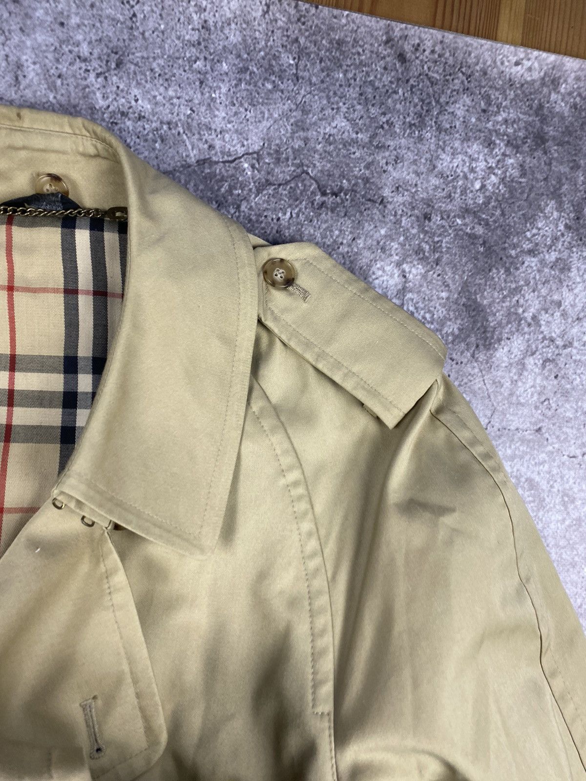 Burberry Vintage Burberry STYLE trench coat beige full novacheck Size US XL / EU 56 / 4 - 9 Thumbnail