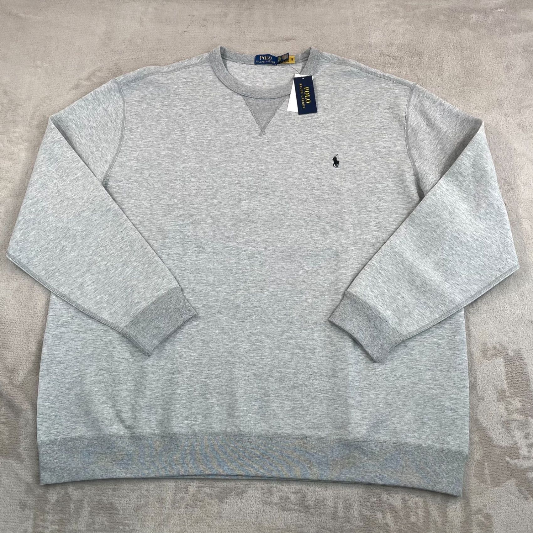Polo Ralph Lauren Polo Ralph Lauren The RL Fleece Sweatshirt Men 3XLT Tall Heather Grey Pony NWT Size US XXL / EU 58 / 5 - 6 Thumbnail