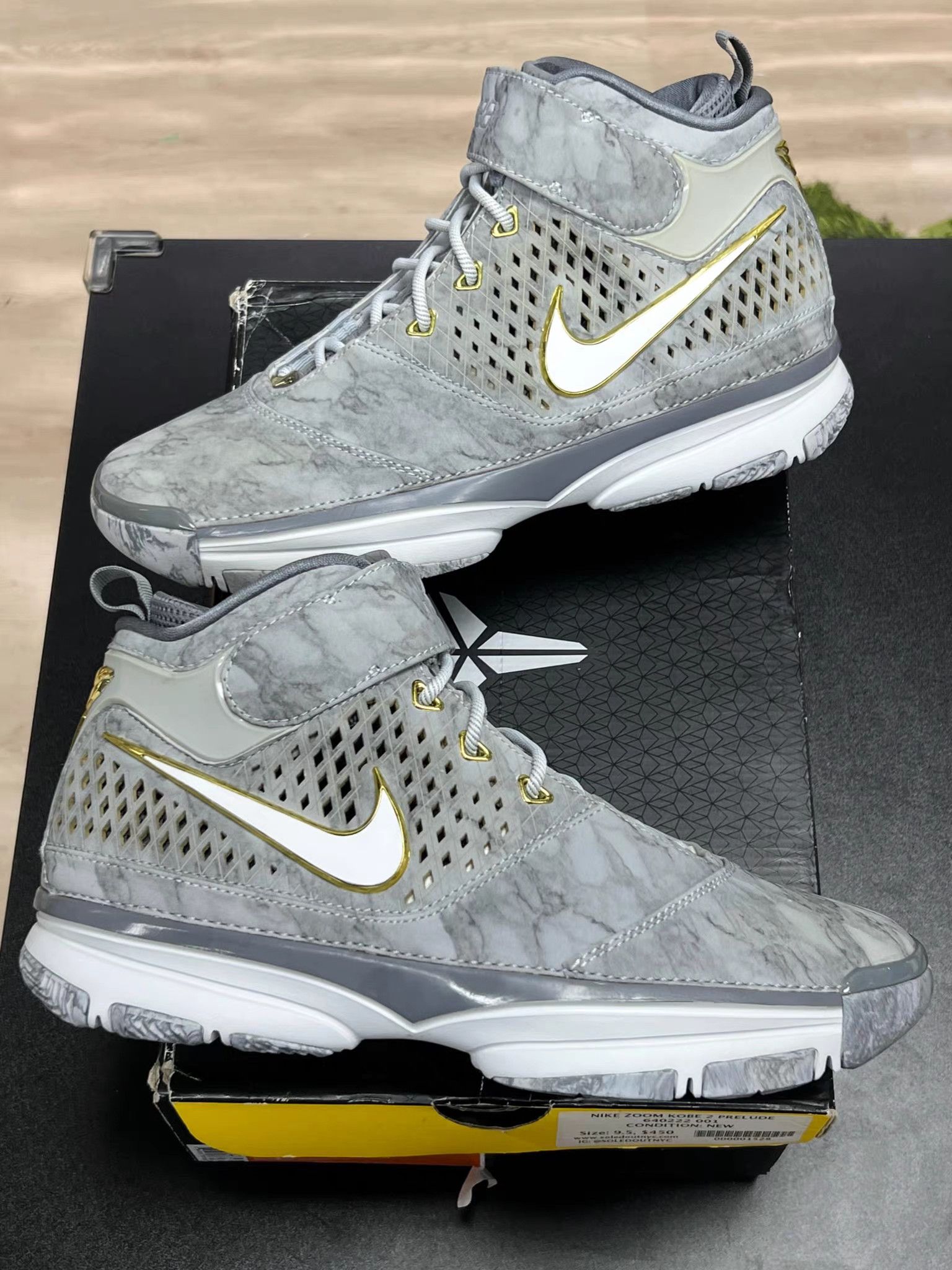 Nike NIKE Zoom Kobe 2 Prelude Grey Basketball Shoes K15 Size US 10 / EU 43 - 5 Thumbnail